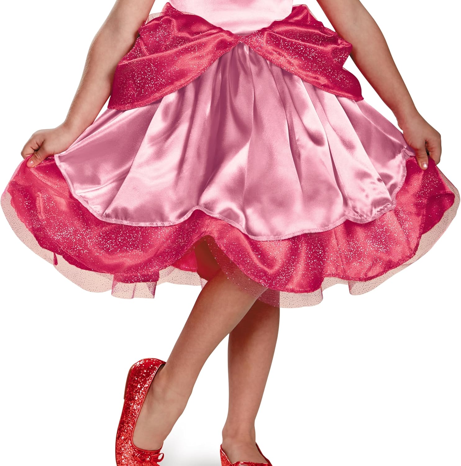 Disguise Nintendo Super Mario Brothers Princess Peach Girls Toddler Costume, Small/2T, Deep Pink