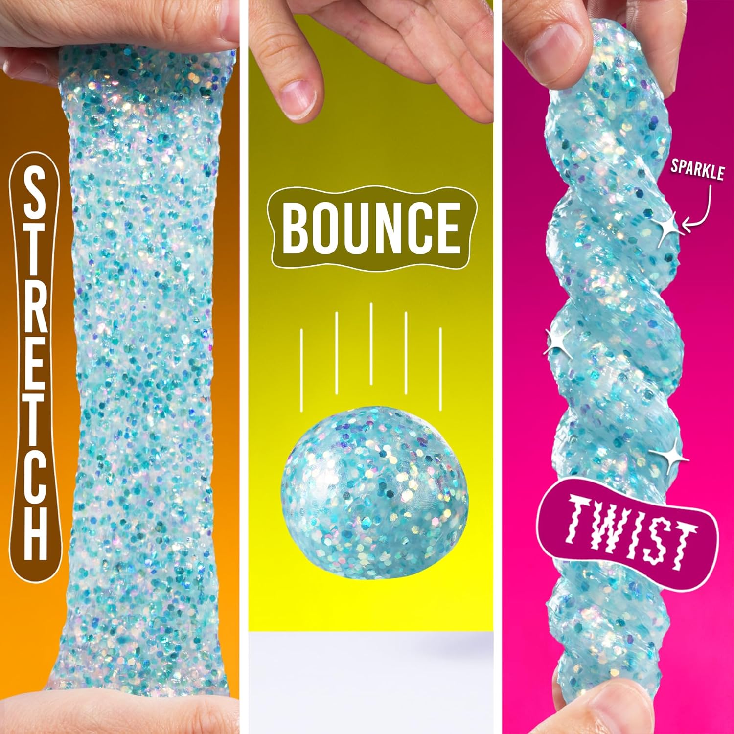 معجون التفكير لرقصة الدلافين من كريزي آرون، علبة 4 بوصات مع 90 جرامًا من معجون اللعب الحسي غير السام الذي لا يجف أبدًا، لعبة فيدجيت إبداعية ناعمة الملمس للأولاد والبنات من سن 3 سنوات فما فوق