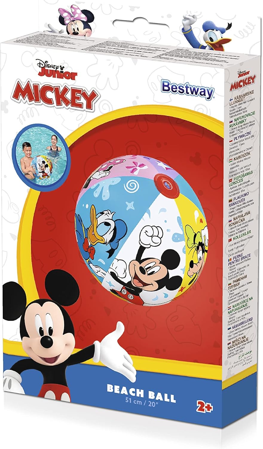 Bestway Beach Ball Mickey and Friends 51cm