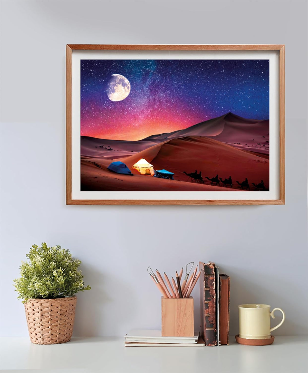 Clementoni 35527 Peace Starry Night Dream - 500 Pieces - Horizontal Puzzle Fun for Adults Made in Italy Multi-Coloured