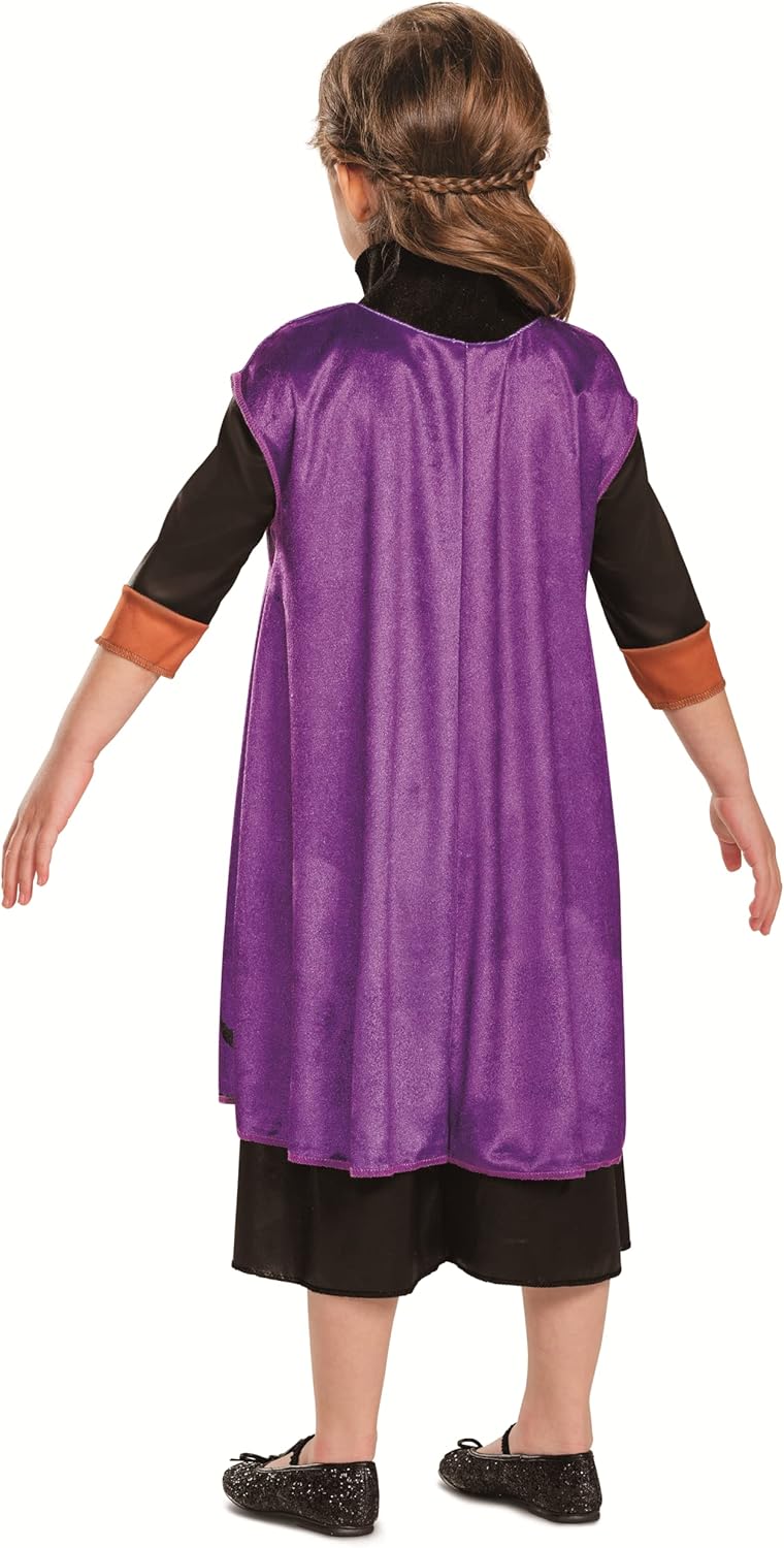 Disguise Disney Anna Frozen 2 Classic Girls' Halloween Costume, Purple, 2T