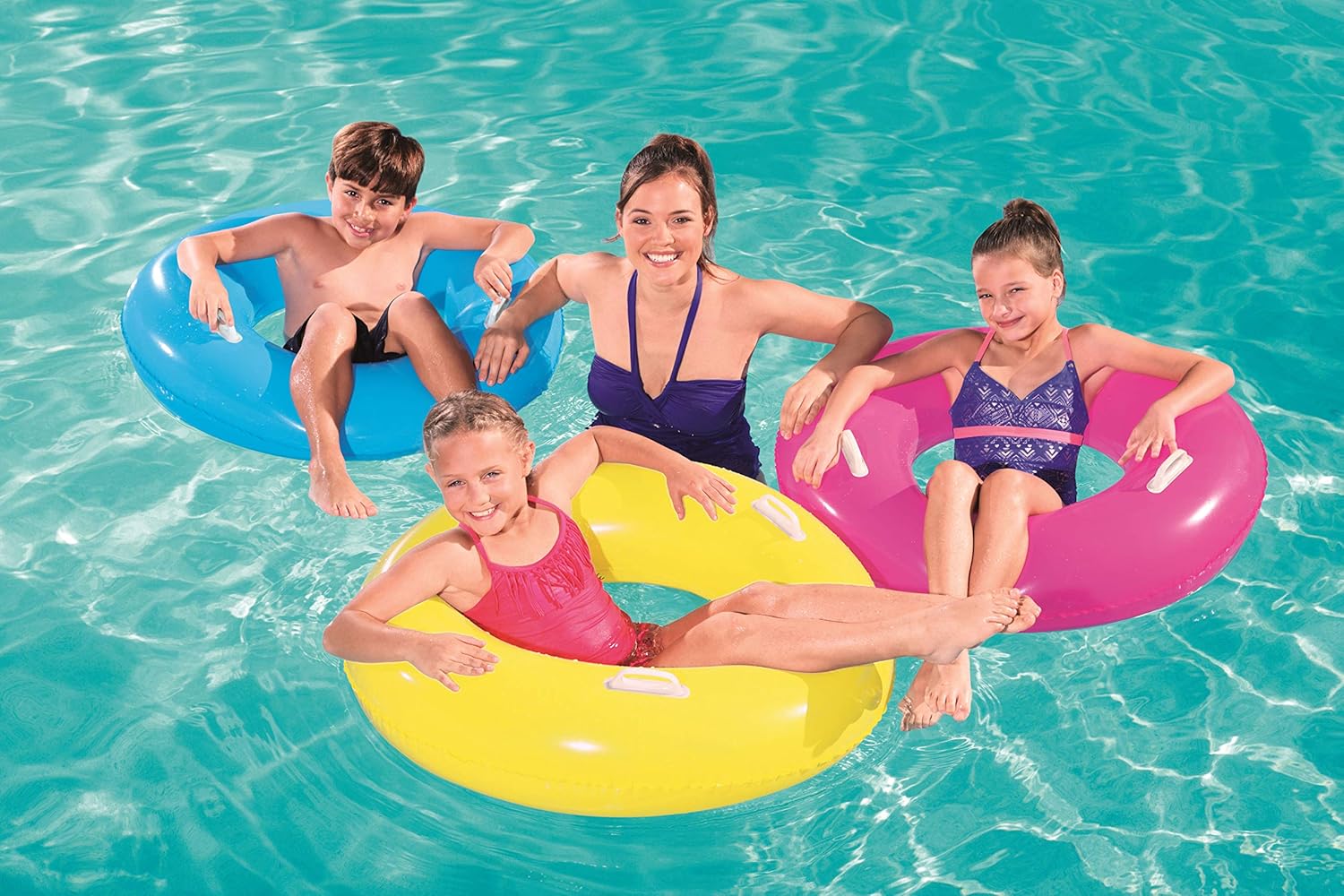 Bestway Summer Swirl Swim Tube 36"/91cm, Outdoor & Indoor Relaxation & Play