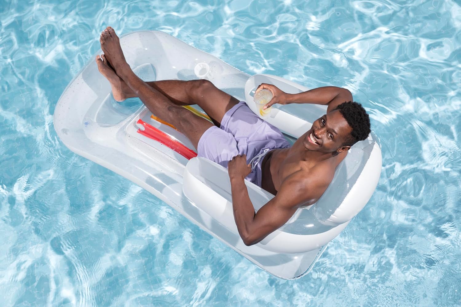 Bestway 63.5" x 33"/1.61m x 84cm Summer Colours Lounge