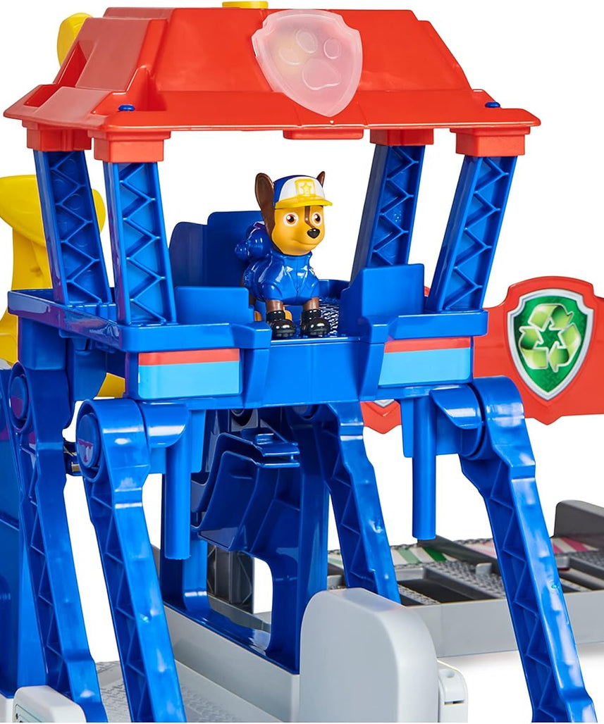 مجموعة ألعاب باو باترول شاحنة كبيرة للجراء، مقر الإنقاذ على الطريق السريع، مع أضواء وأصوات، بعرض 91.4 سم، تتضمن شخصية مطاردة ومركبة كبيرة، مجموعة ألعاب حركة للأطفال من سن 3 سنوات فما فوق