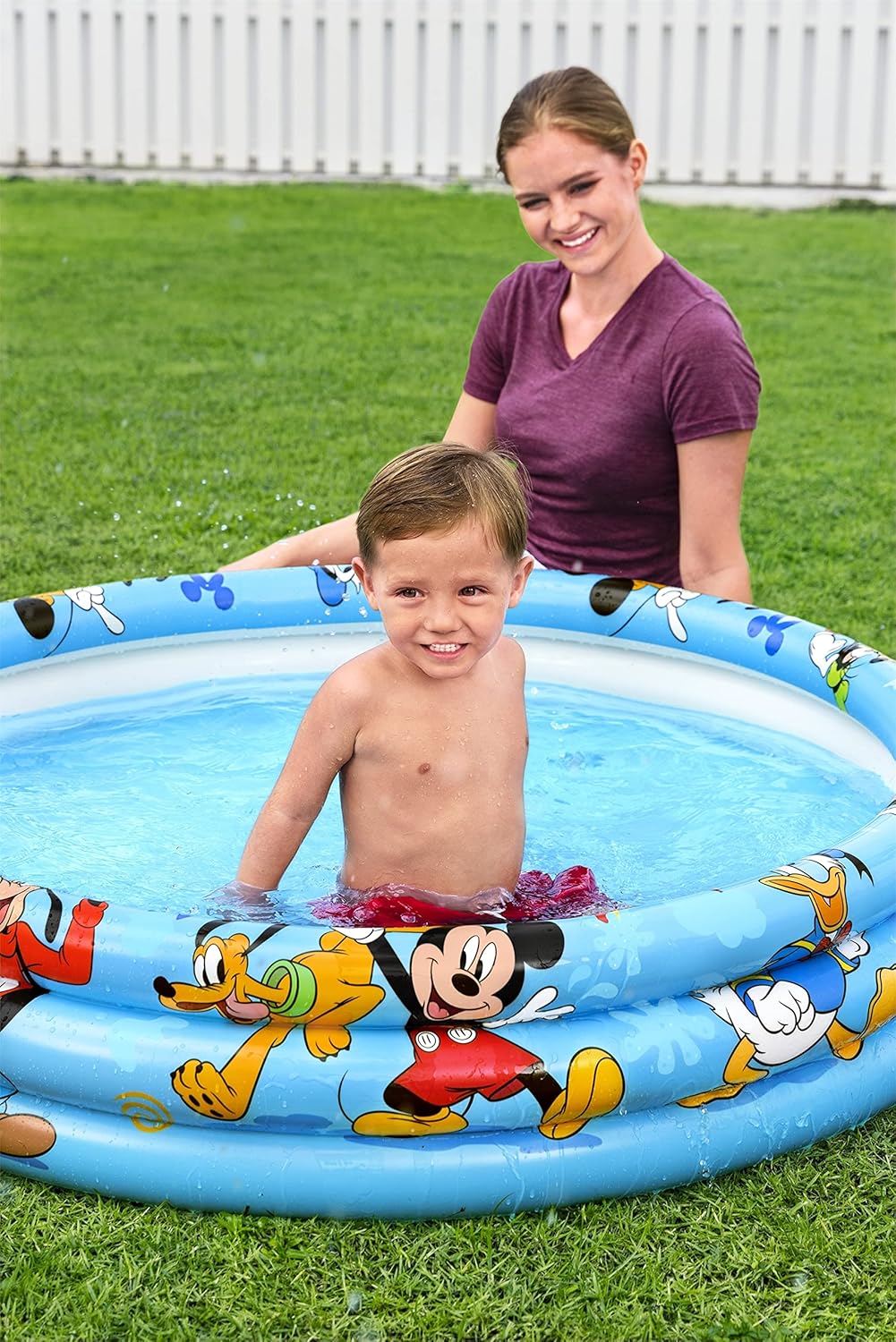 Bestway BWAY MICKEY POOL 3-RING 122X25
