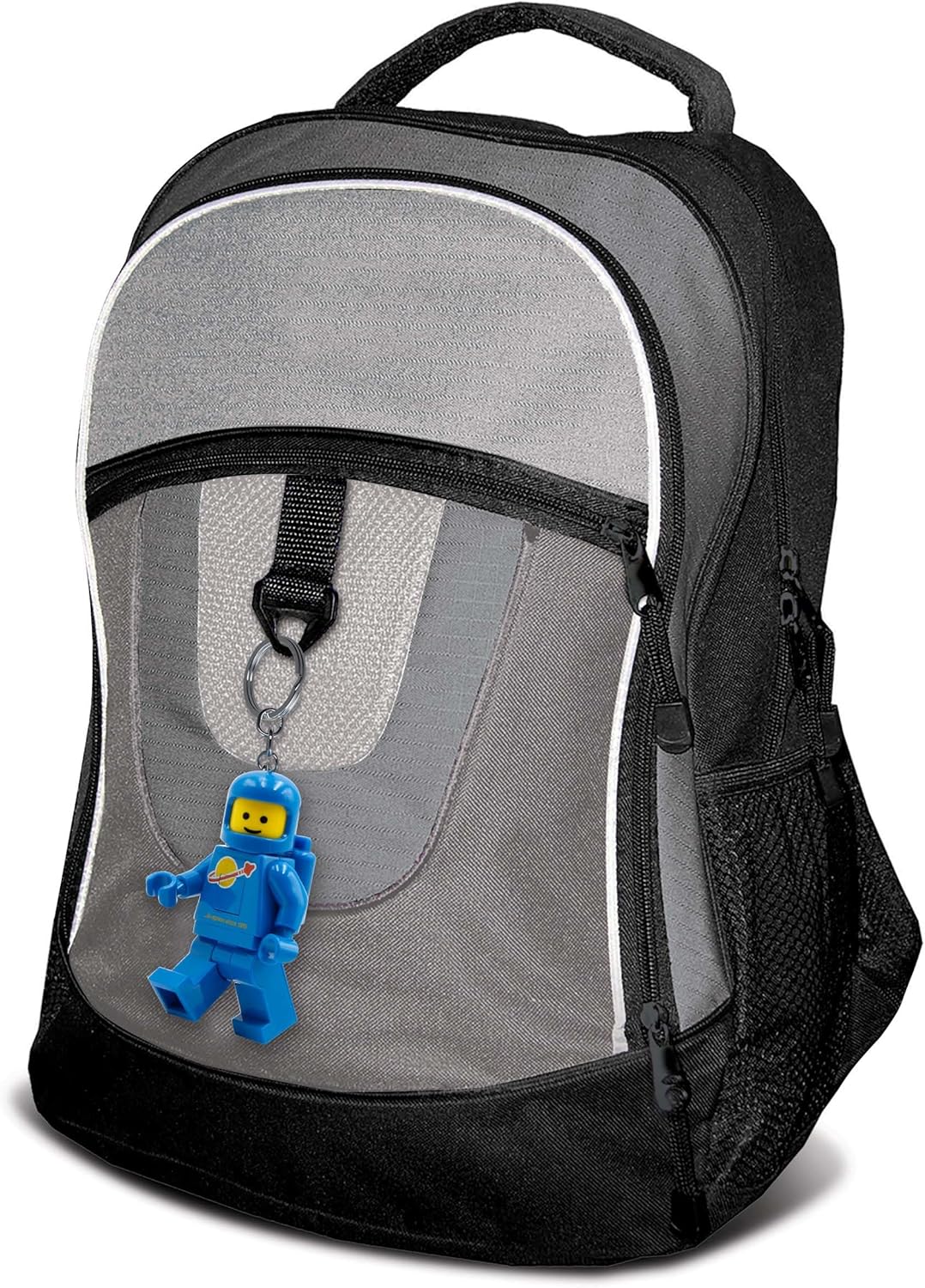 Lego IQ Minifigures Light Spaceman Keychain, 7.6 cm Tall, Blue