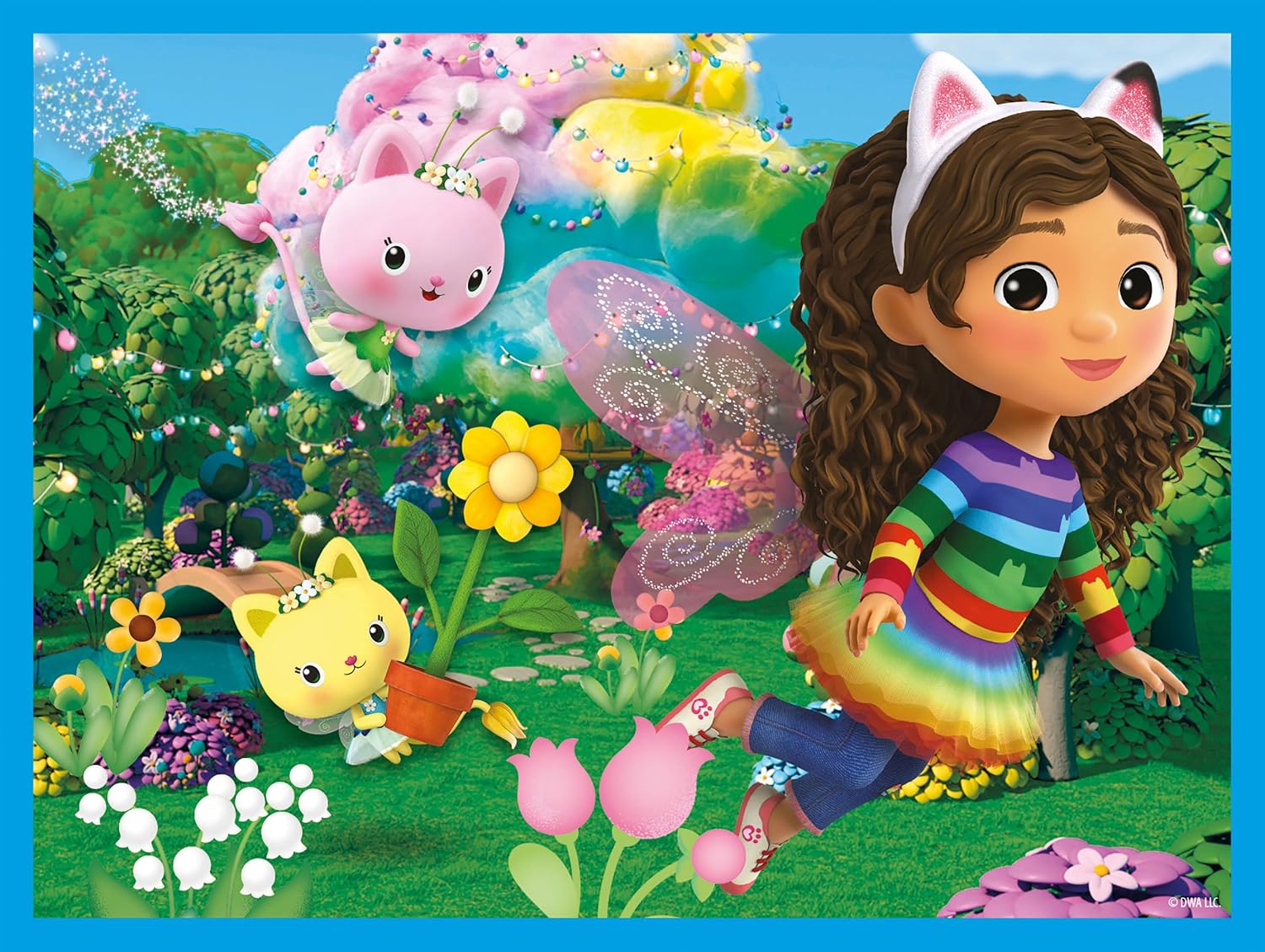 Clementoni 41193 Gabbys Dollshouse Jigsaw Dollhouse 12 Pieces-Cube Supercolor Children 3-5 Years, Cartoon, Gift for Boy/Girls, Doll, Puzzle for Kids, Made in Italy, Multicolor