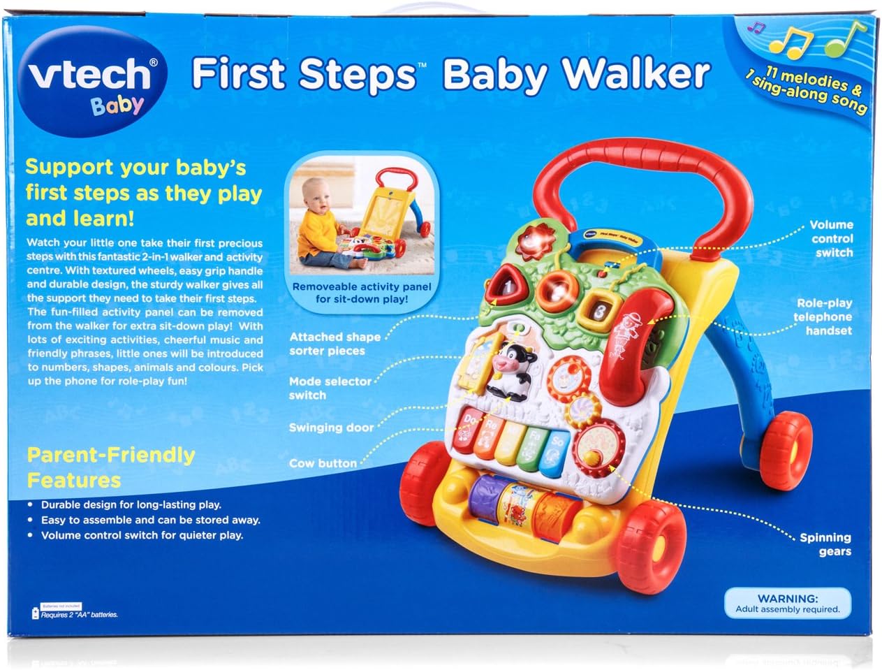 VTech - FIRST STEP BABY WALKER - Multicolor