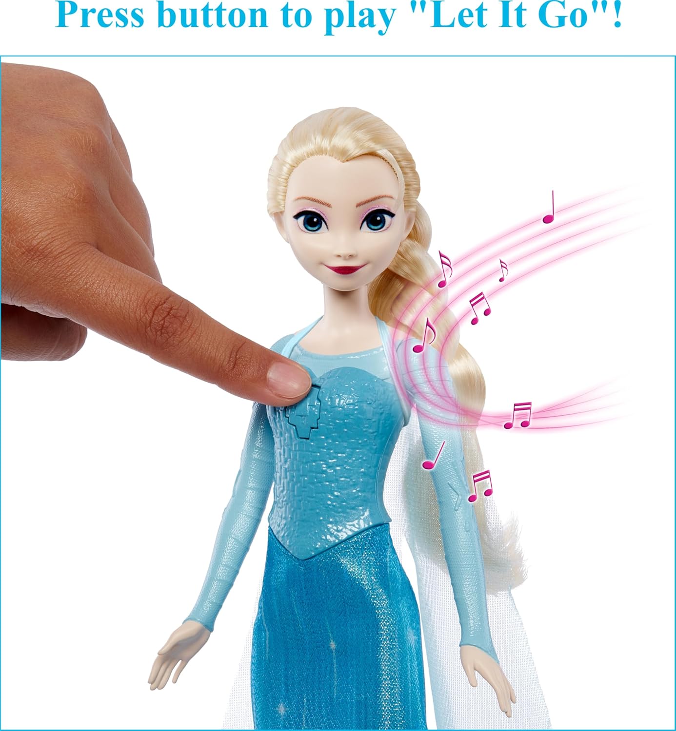 Disney Frozen Toys, Singing Elsa Doll in Signature Clothing, Sings “Let It Go” from the Disney Movie Frozen, Gifts for Kids