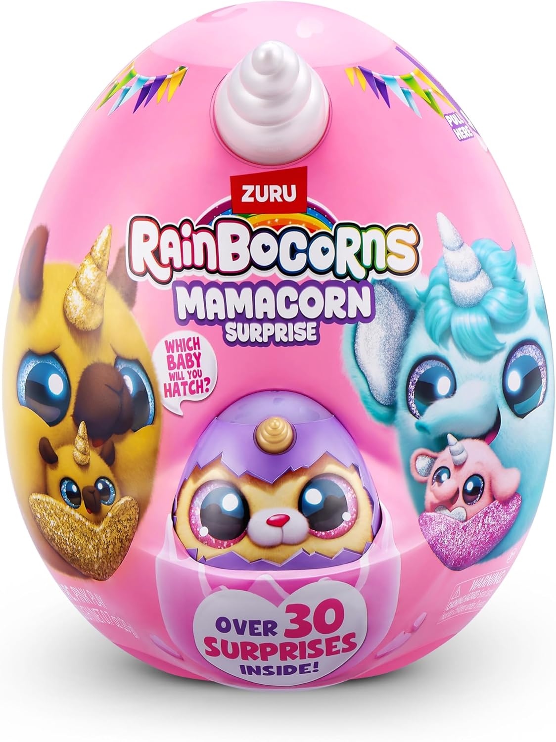 Rainbocorns Mamacorn Surprise Toy, Magical Plush for Girls, Age 3+