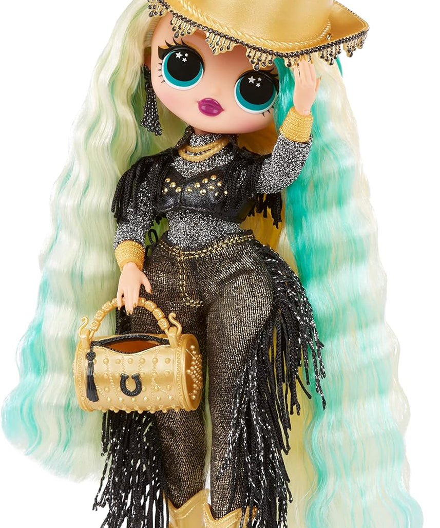 L.O.L. Surprise! O.M.G. Western Cutie Fashion Doll, 10-Inch Posable Doll with Removable Outfit, Cowgirl Hat, Boots, and Accessories, Gift for Girls Ages 4+