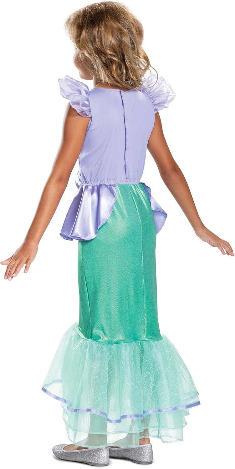 Disguise Disney Princess Ariel Classic Girls' Costume, Teal, XS (3T-4T)
