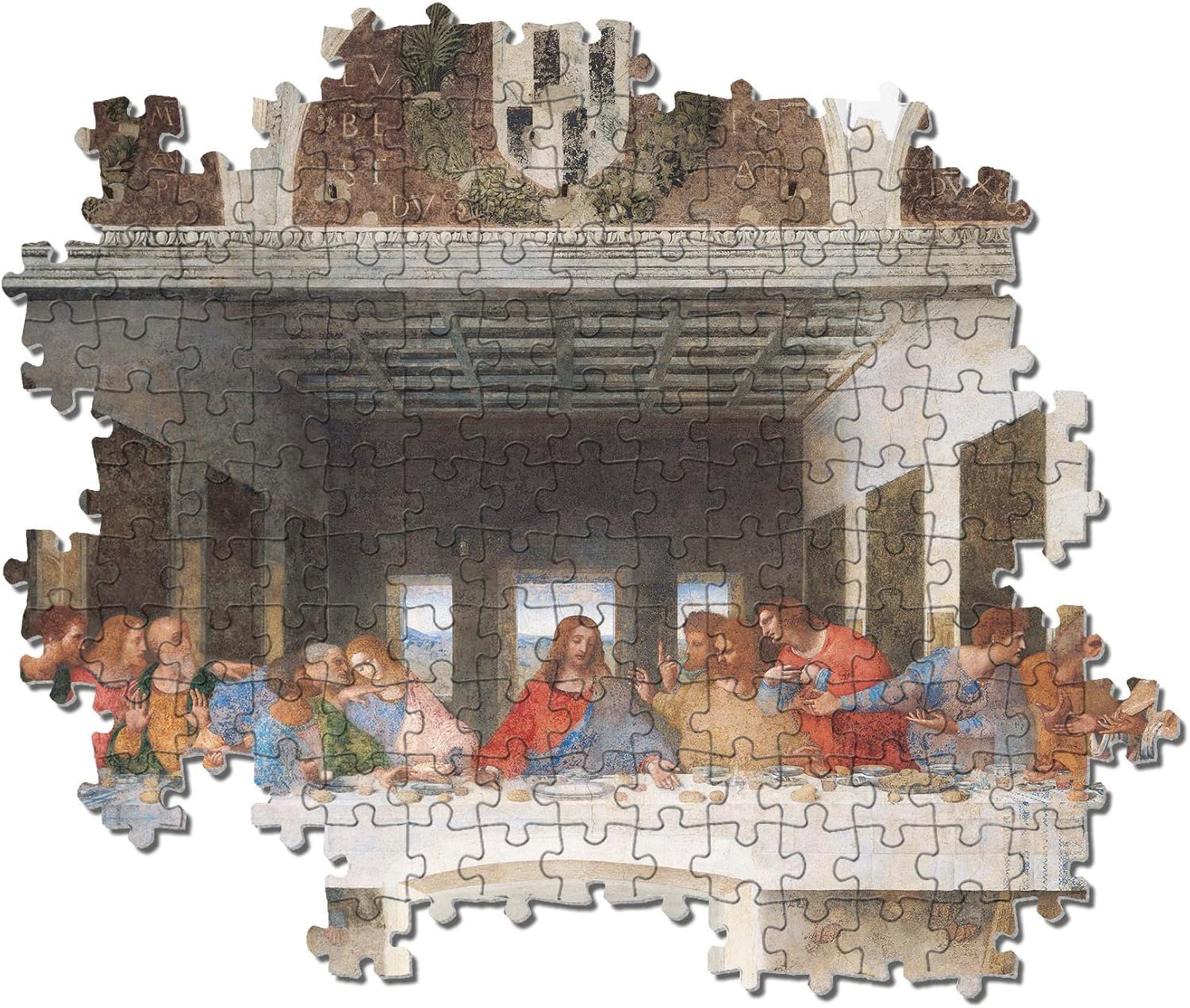 Clementoni 31447 Clementoni-31447-Museum Collection-Leonardo: The Last Supper-1000 Pieces, Multi-Colour