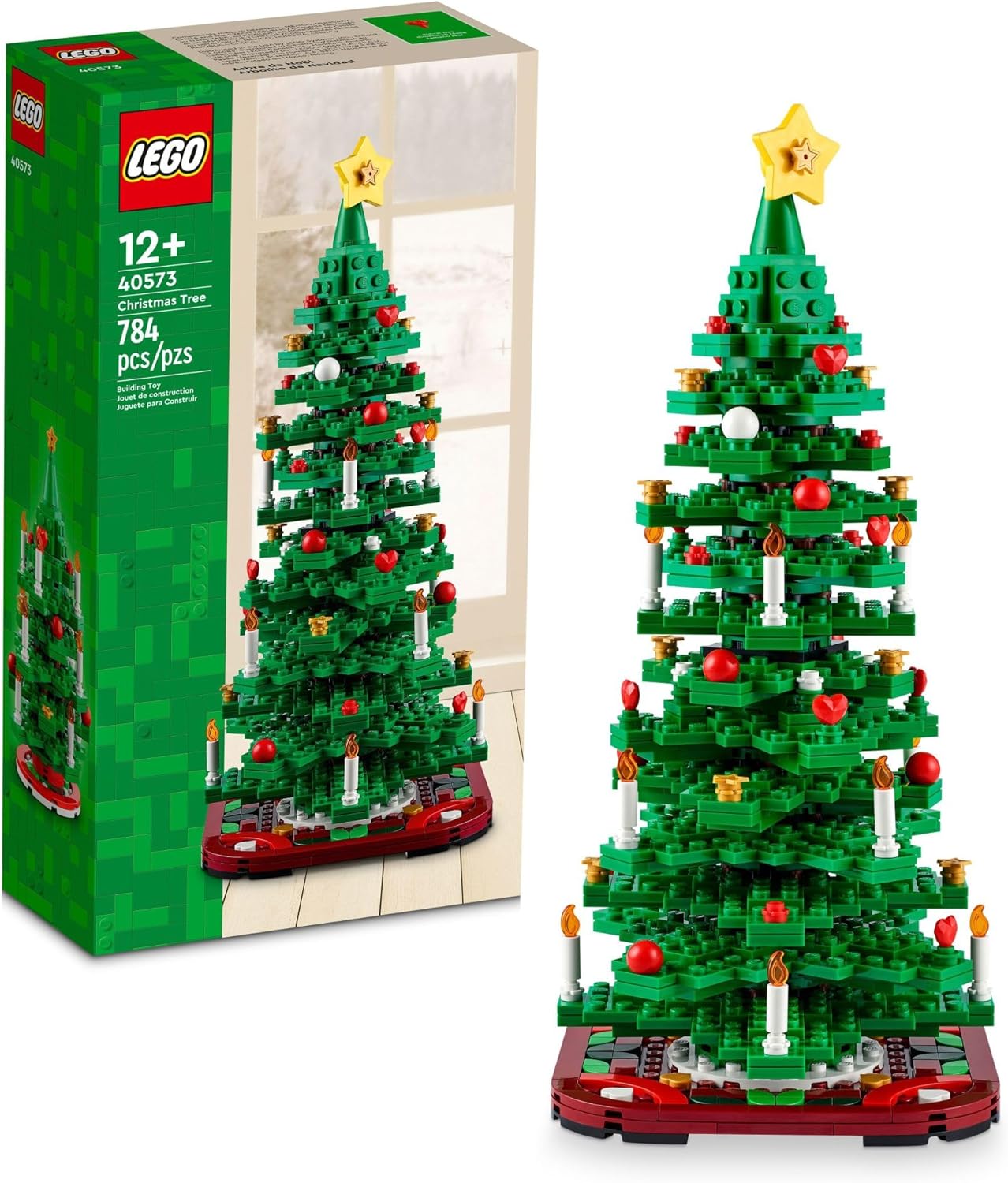 LEGO Icons 40573 Christmas Tree Buildable Holiday Decoration for Ages 12+