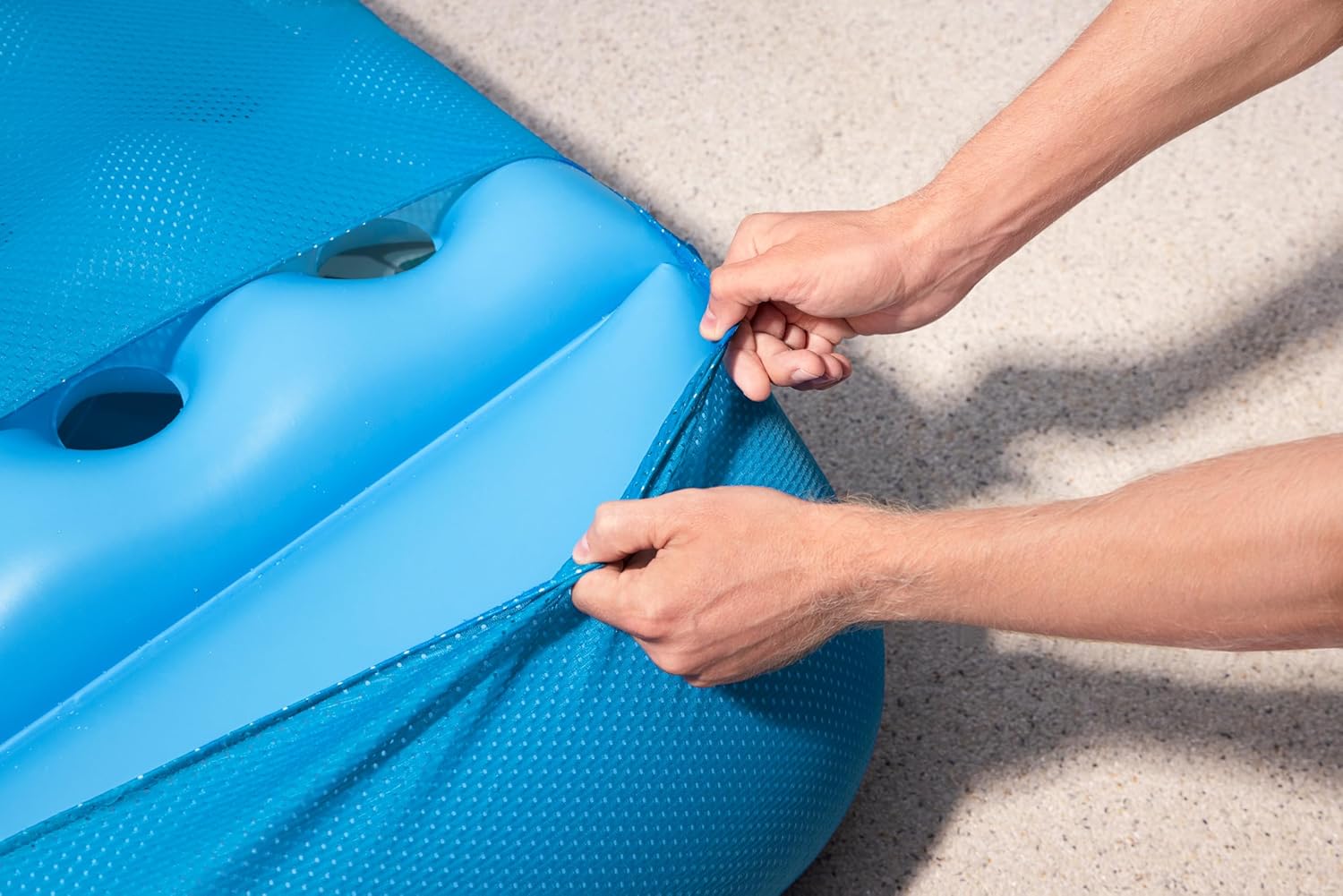Bestway Airmat Blissful Drifter Fabric Floating Mat 183x73cm, Outdoor & Indoor Relaxation & Play, Luxury Lounges & Floats