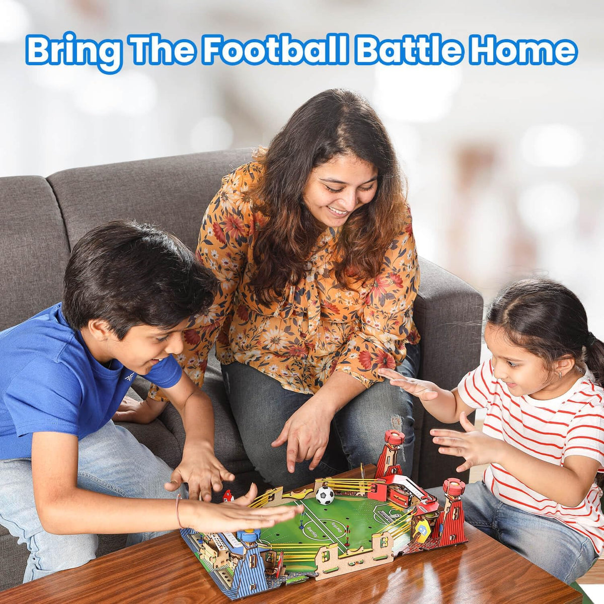 Smartivity DIY Mini Football, Soccer Table Stem Educational Fun Miniature Game Toys For Age 8 To 14, Toy For Boys & Girls 8-10-12-14, Science Toy, Educational Based Activity Game, Made In India
