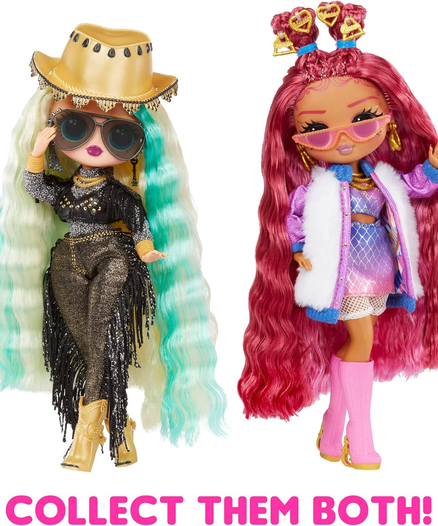 L.O.L. Surprise! O.M.G. Western Cutie Fashion Doll, 10-Inch Posable Doll with Removable Outfit, Cowgirl Hat, Boots, and Accessories, Gift for Girls Ages 4+