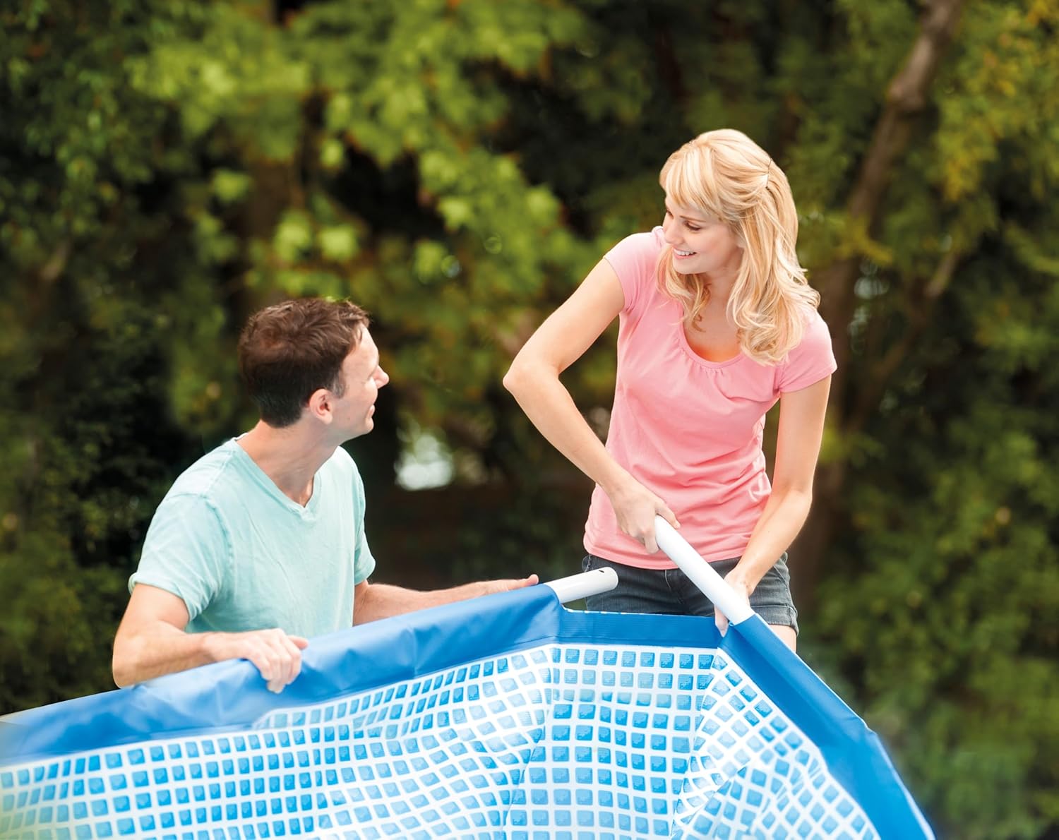 RECTANGULAR FRAME POOL SET 4.5x2.2x0.84mt