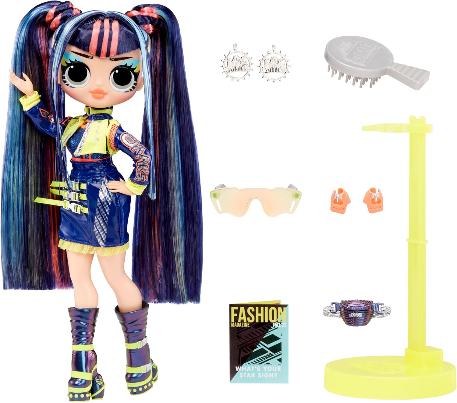 دمية أزياء LOL Surprise OMG Victory، قابلة للتجميع بطول 10 بوصات مع أكثر من 10 مفاجآت، وملابس سباق أنيقة، وإكسسوارات، وميزات وضعية للأطفال من سن 4 سنوات فما فوق