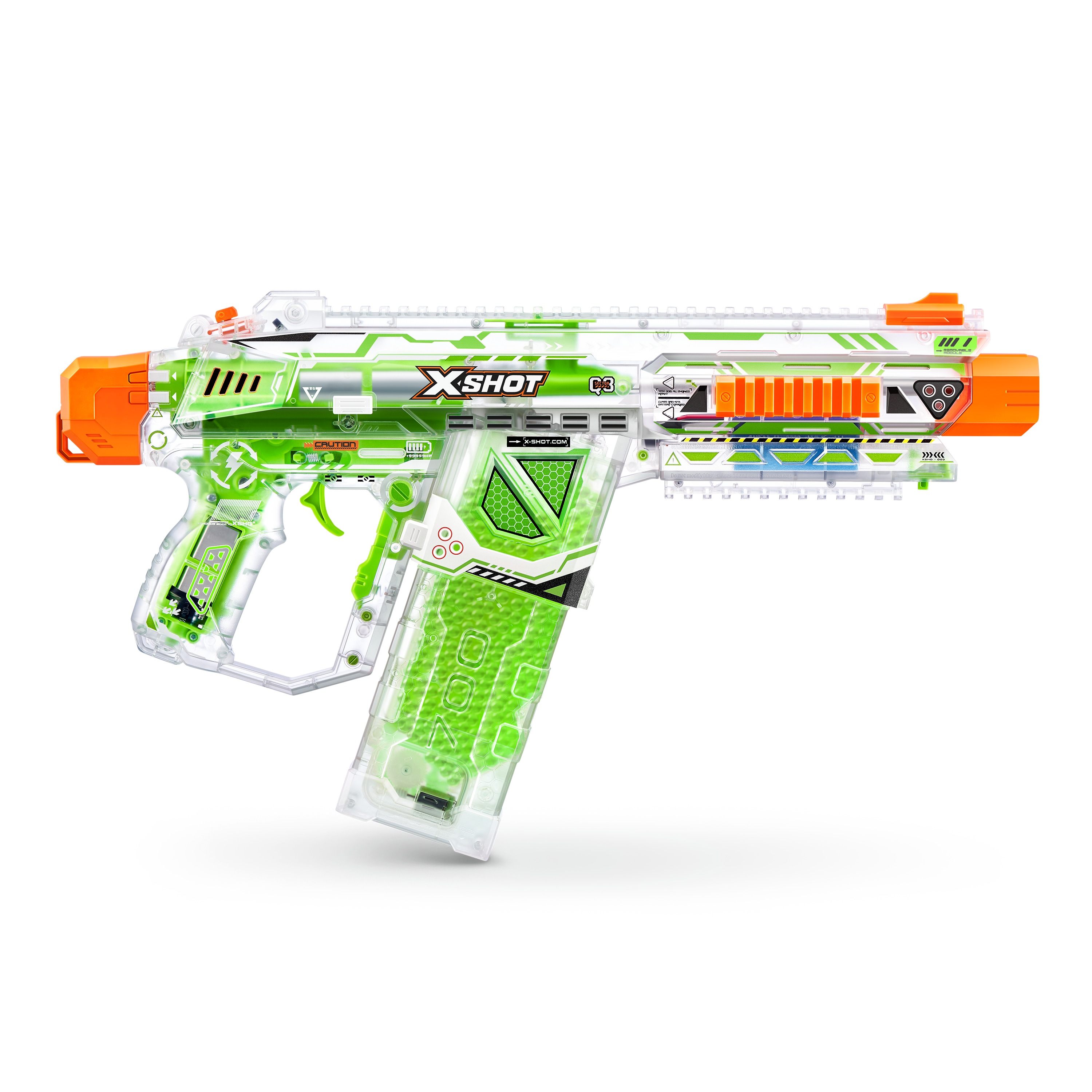 X Shot Hyper Gel Glow In The Dark Large Blaster, Toy Gun for Boys, Age 14+