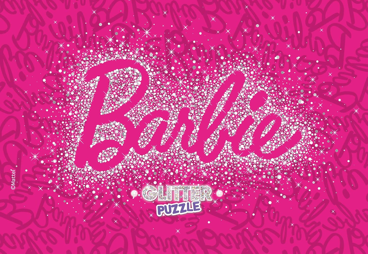 Lisciani Glitter Puzzle Best Day Ever 108-Piece Sparkly Puzzle with Adhesive Gems Creative Educational Toy for Kids Ages 6 and Up