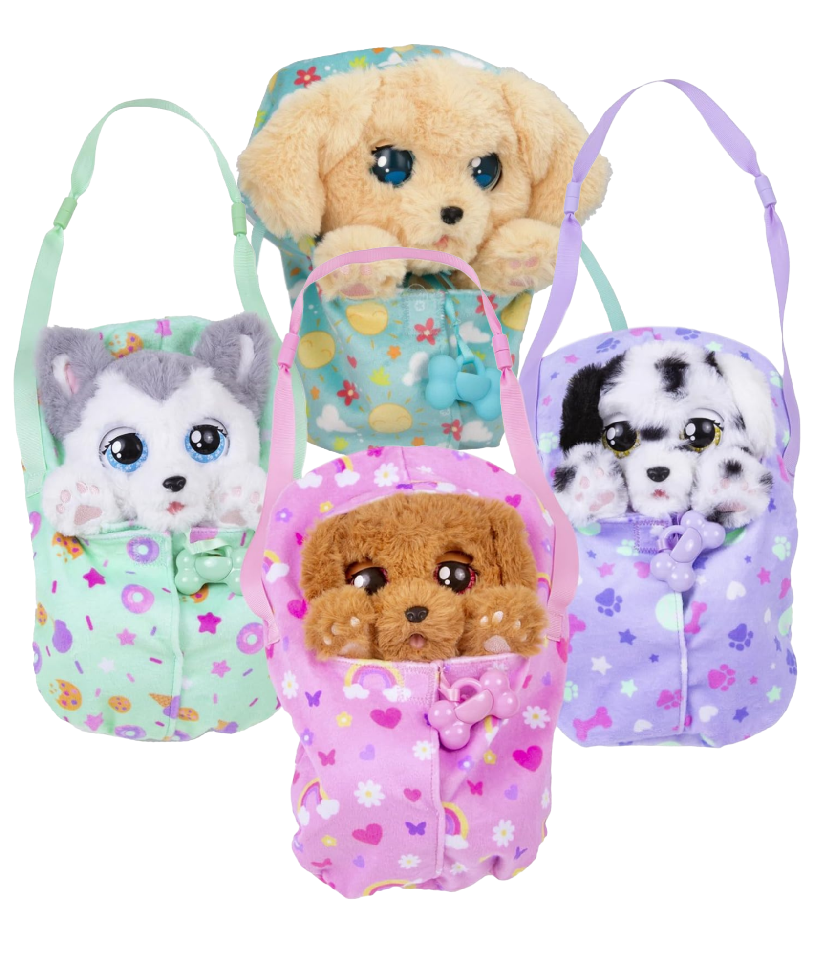 جراء النوم من بيبي باوز، كلب كوكر سبانيل، لعبة جرو تفاعلية من القطيفة مقاس 9.5 بوصة مع حقيبة حمل، لعبة تظاهر للأطفال مع مؤثرات صوتية، مناسبة للأولاد والبنات من سن 18 شهرًا فما فوق