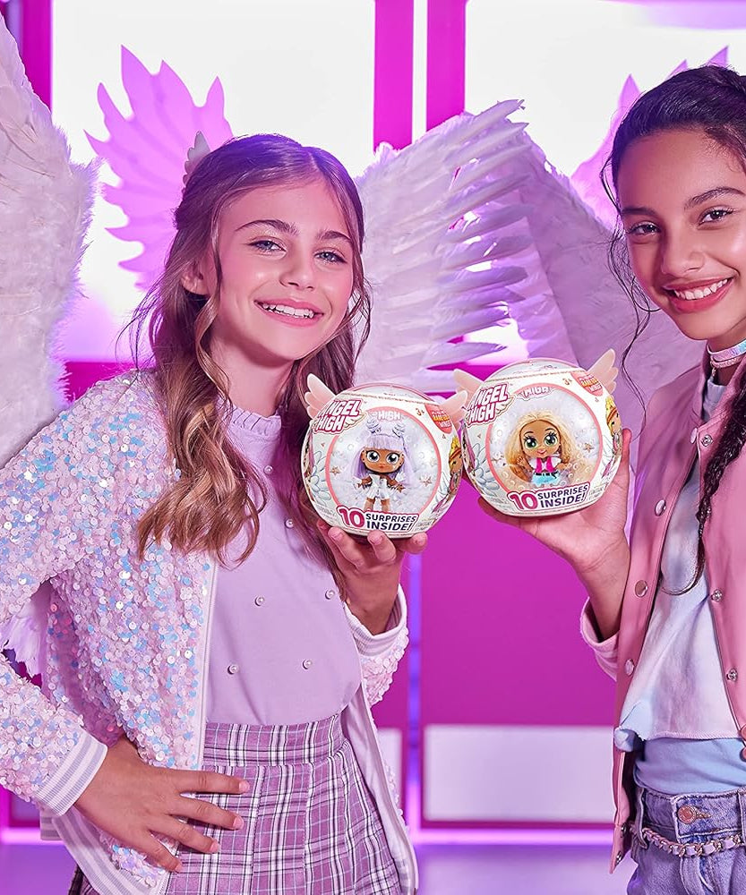 Zuru Angel High Series 1, Itty Bitty Prettys Hair Angel Surprise Pack, Fashion Doll Collectible, 10 Super Surprises, Non-Toxic Materials, Girls Toy, Dress-Up & Hair Styling Fun