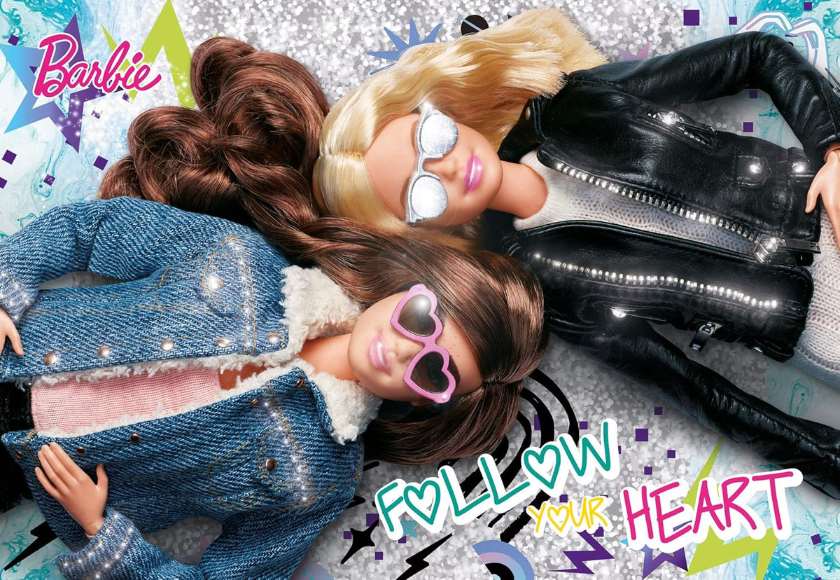 Lisciani Glitter Puzzle Best Day Ever 108-Piece Sparkly Puzzle with Adhesive Gems Creative Educational Toy for Kids Ages 6 and Up