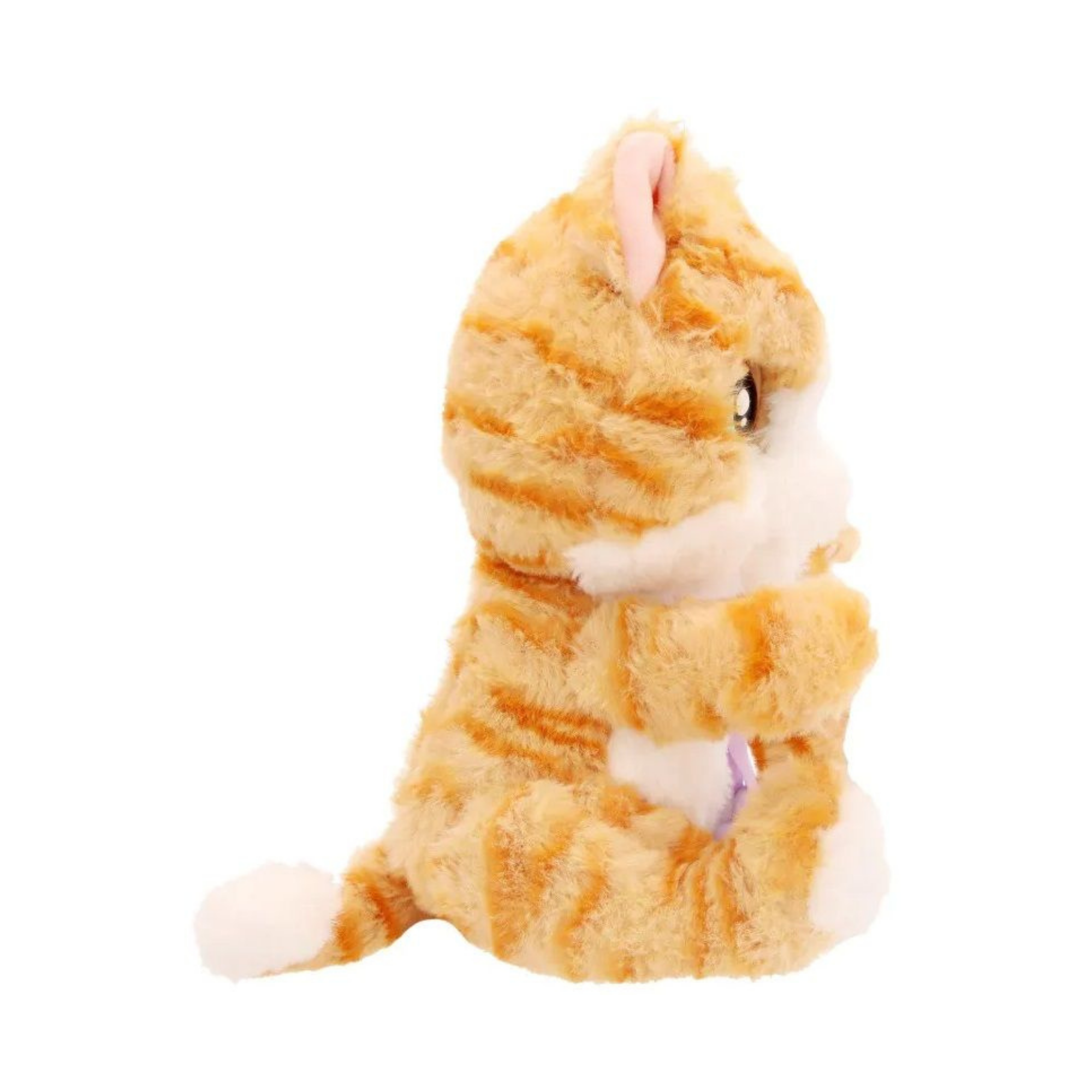 قطط نائمة من بيبي باوز، قطة، لعبة قطة تفاعلية من القطيفة مقاس 8.5 بوصة مع حقيبة حمل، لعبة تظاهر للأطفال مع مؤثرات صوتية، مناسبة للأولاد والبنات من سن 3 سنوات فما فوق