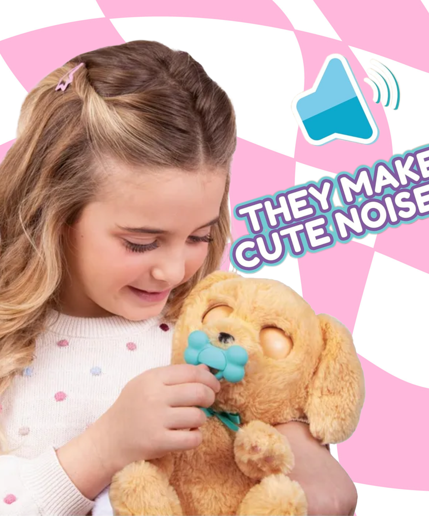 جراء النوم من بيبي باوز، لابرادور، لعبة جرو تفاعلية من القطيفة مقاس 9.5 بوصة مع حقيبة حمل، لعبة تظاهر للأطفال مع مؤثرات صوتية، مناسبة للأولاد والبنات من سن 3 سنوات فما فوق