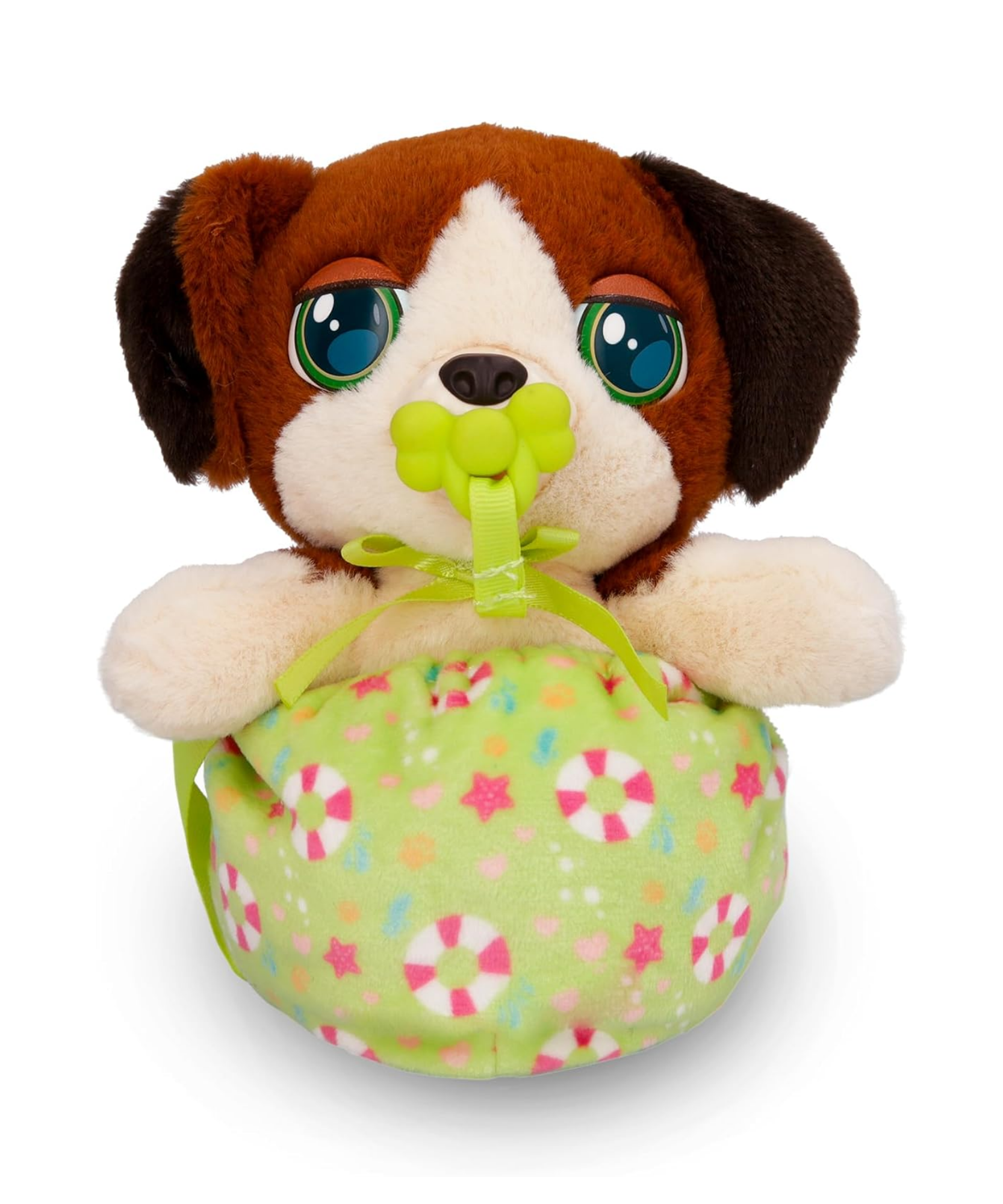 جراء صغيرة من بيبي باوز، بيجل، لعبة جرو تفاعلية من القطيفة مقاس 5 بوصات مع حقيبة حمل، لعبة تظاهر للأطفال مع مؤثرات صوتية، مناسبة للأولاد والبنات من سن 3 سنوات فما فوق