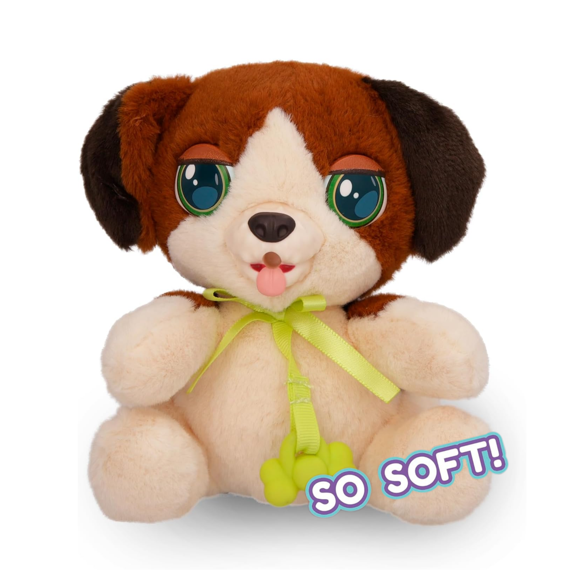 جراء صغيرة من بيبي باوز، بيجل، لعبة جرو تفاعلية من القطيفة مقاس 5 بوصات مع حقيبة حمل، لعبة تظاهر للأطفال مع مؤثرات صوتية، مناسبة للأولاد والبنات من سن 3 سنوات فما فوق