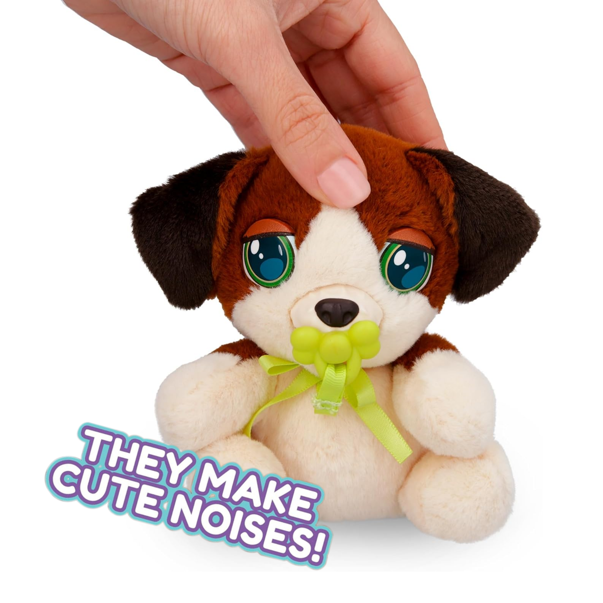 جراء صغيرة من بيبي باوز، بيجل، لعبة جرو تفاعلية من القطيفة مقاس 5 بوصات مع حقيبة حمل، لعبة تظاهر للأطفال مع مؤثرات صوتية، مناسبة للأولاد والبنات من سن 3 سنوات فما فوق