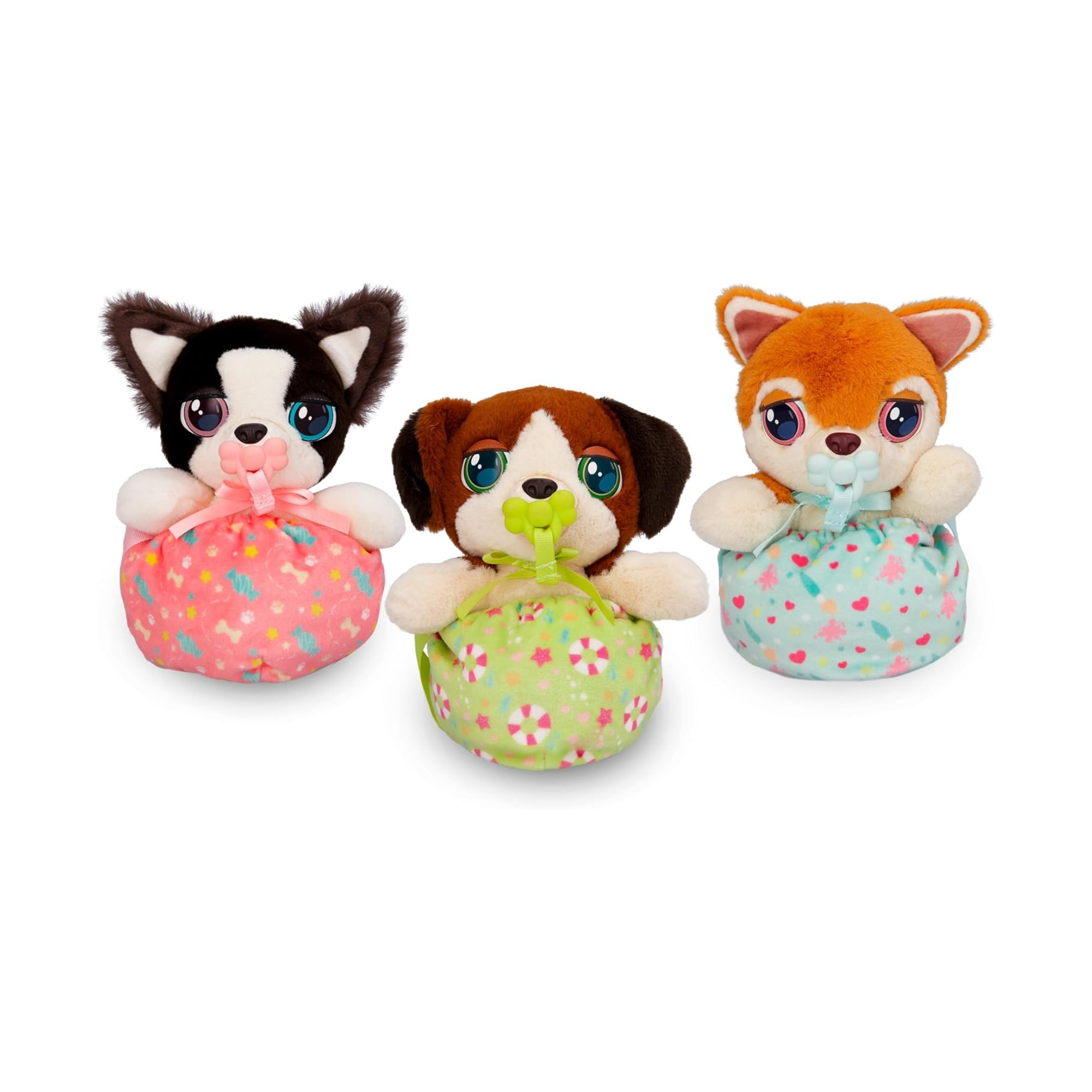 جراء صغيرة من بيبي باوز، بيجل، لعبة جرو تفاعلية من القطيفة مقاس 5 بوصات مع حقيبة حمل، لعبة تظاهر للأطفال مع مؤثرات صوتية، مناسبة للأولاد والبنات من سن 3 سنوات فما فوق