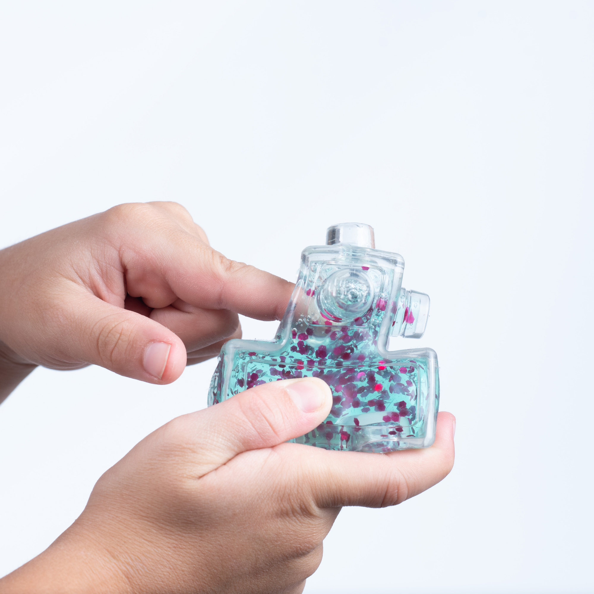 لعبة فيدجيت بلوكس من جالوت، لعبة فيدجيت حسية مركزة على اللمس، لعبة مكتبية لتخفيف التوتر والقلق، لعبة علاجية مهدئة للبالغين والأطفال، باللونين الأخضر والوردي