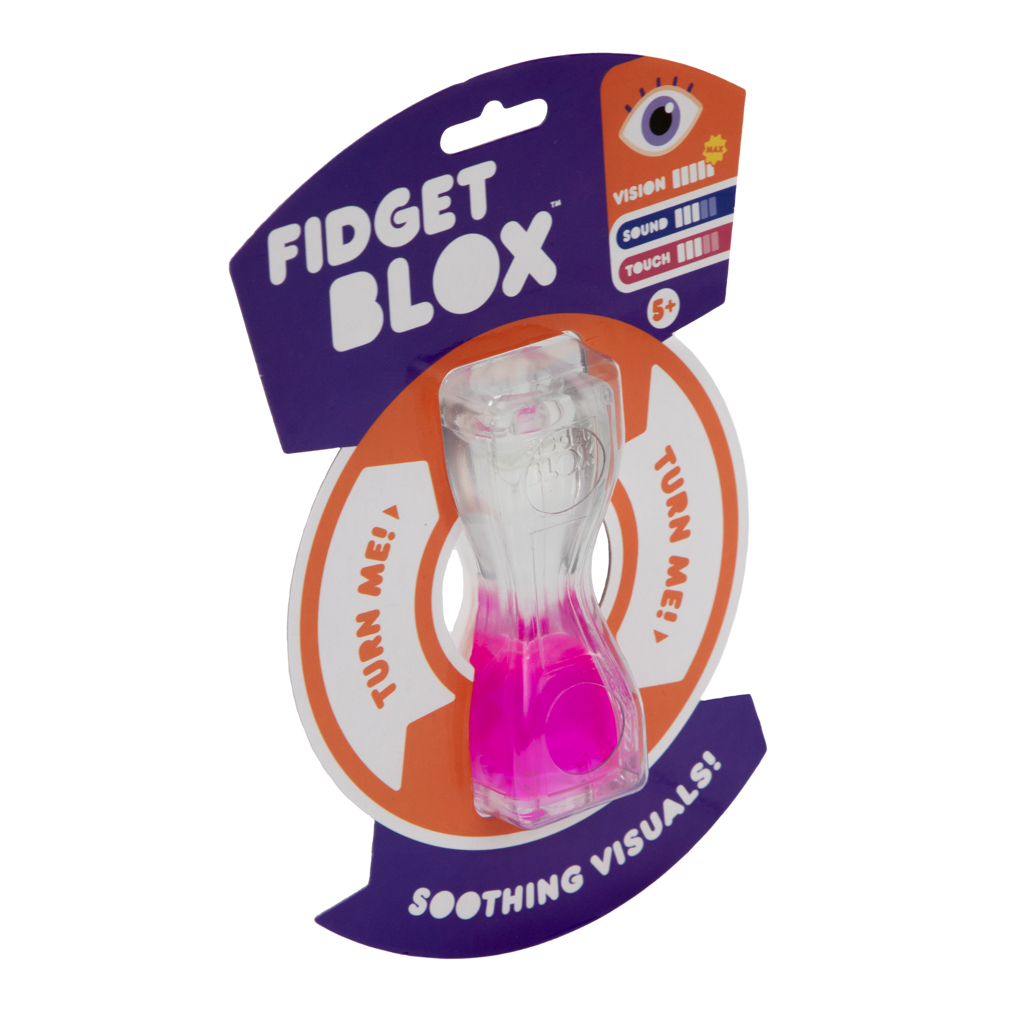 لعبة فيدجيت بلوكس من جالوت، لعبة فيدجيت حسية مركزة على الرؤية، مصنوعة من سائل وملون، لتخفيف القلق والتوتر، لعبة مكتبية مهدئة للبالغين والأطفال، لون وردي