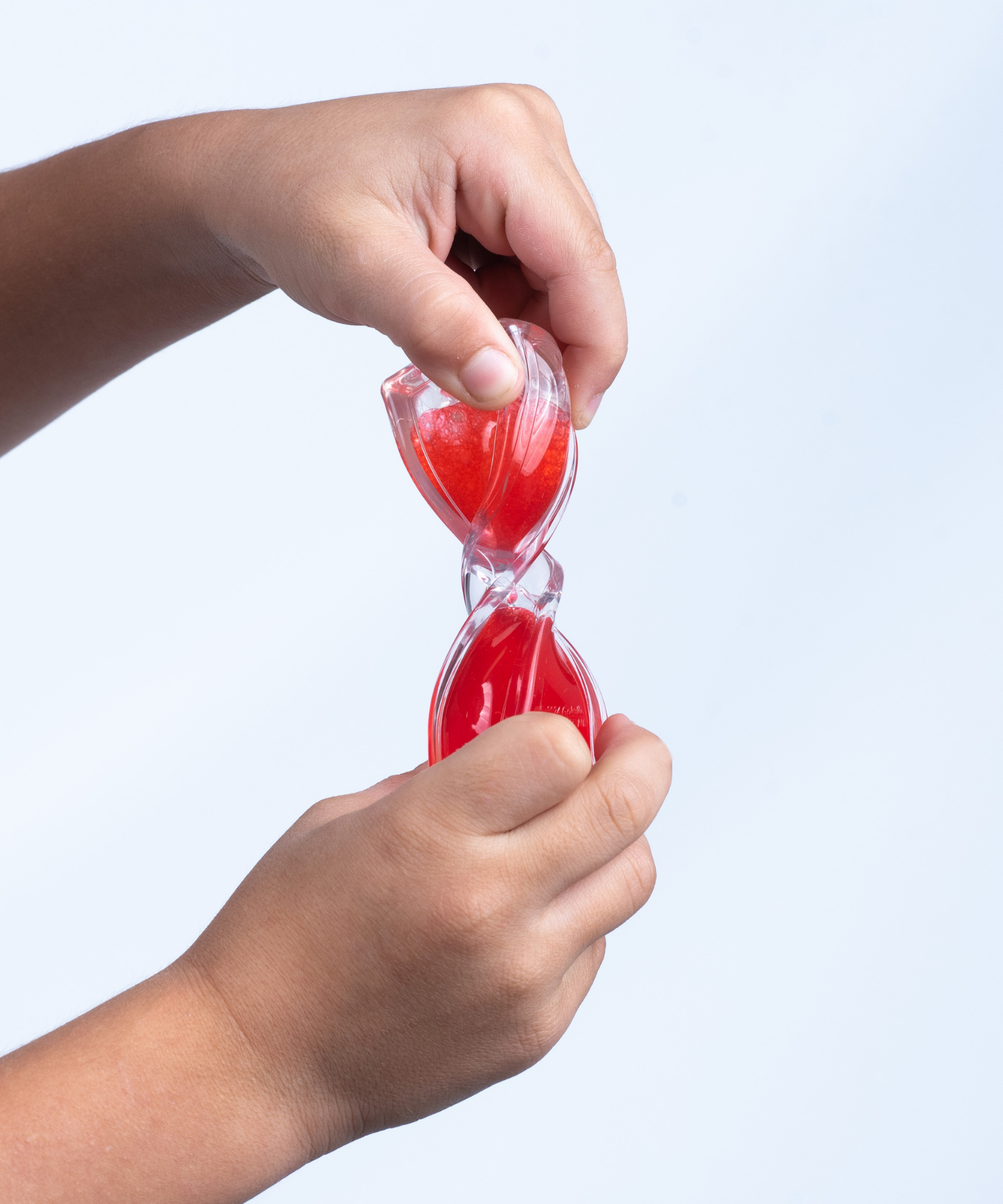 لعبة فيدجيت بلوكس من جالوت، لعبة فيدجيت حسية مركزة على الرؤية، مصنوعة من سائل وملون، لتخفيف القلق والتوتر، لعبة مكتبية مهدئة للبالغين والأطفال، لون أحمر