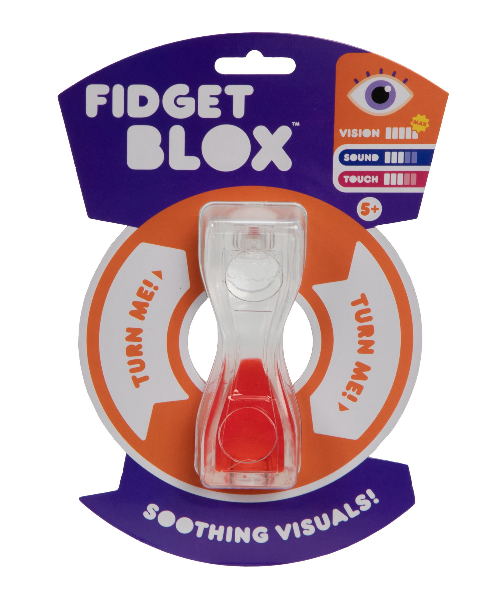 لعبة فيدجيت بلوكس من جالوت، لعبة فيدجيت حسية مركزة على الرؤية، مصنوعة من سائل وملون، لتخفيف القلق والتوتر، لعبة مكتبية مهدئة للبالغين والأطفال، لون أحمر