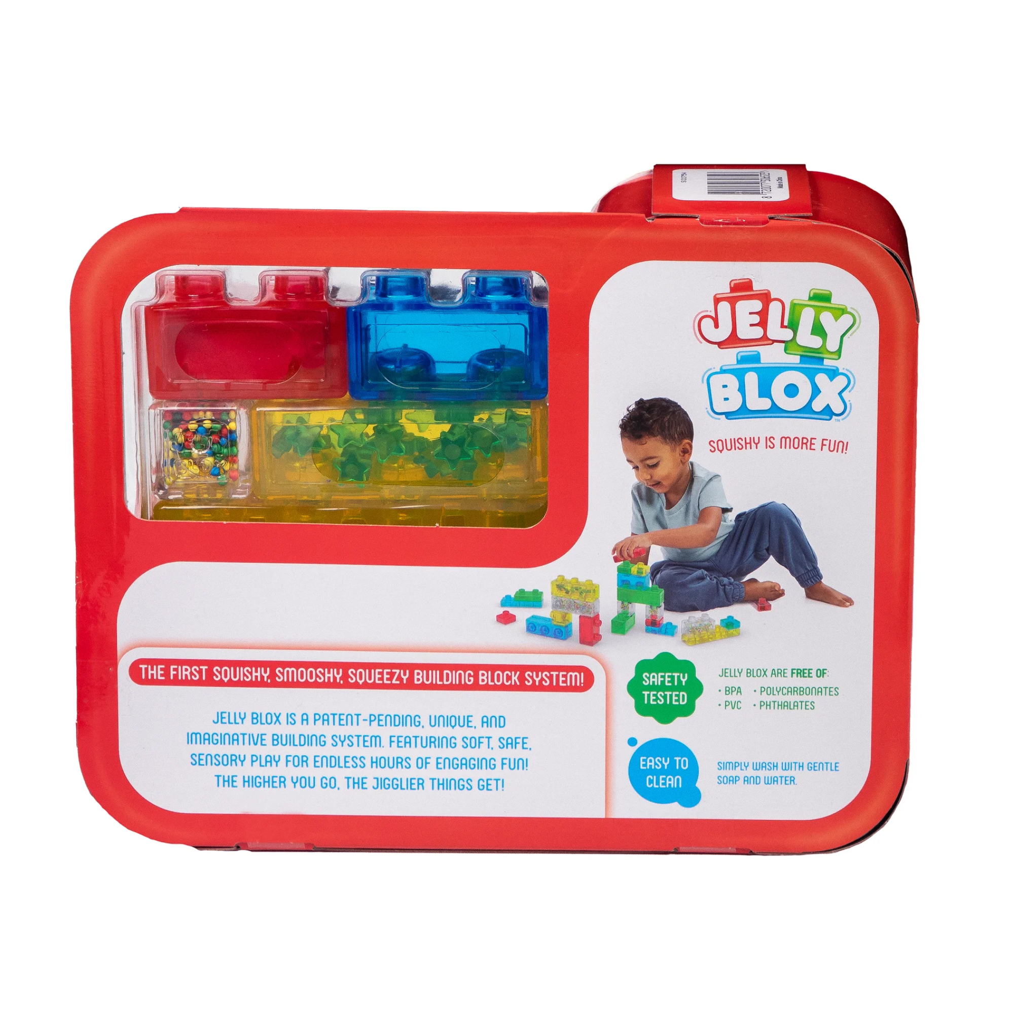 مجموعة Goliath Jelly Blox الإبداعية، تتضمن 20 مكعبًا، مكعبات بناء للأطفال الصغار ومرحلة ما قبل المدرسة يمكن للأطفال الضغط عليها وتمديدها وسحقها، تم اختبارها بأمان وخالية من الحكة، لعبة حسية لمسية للأعمار من سنتين فما فوق