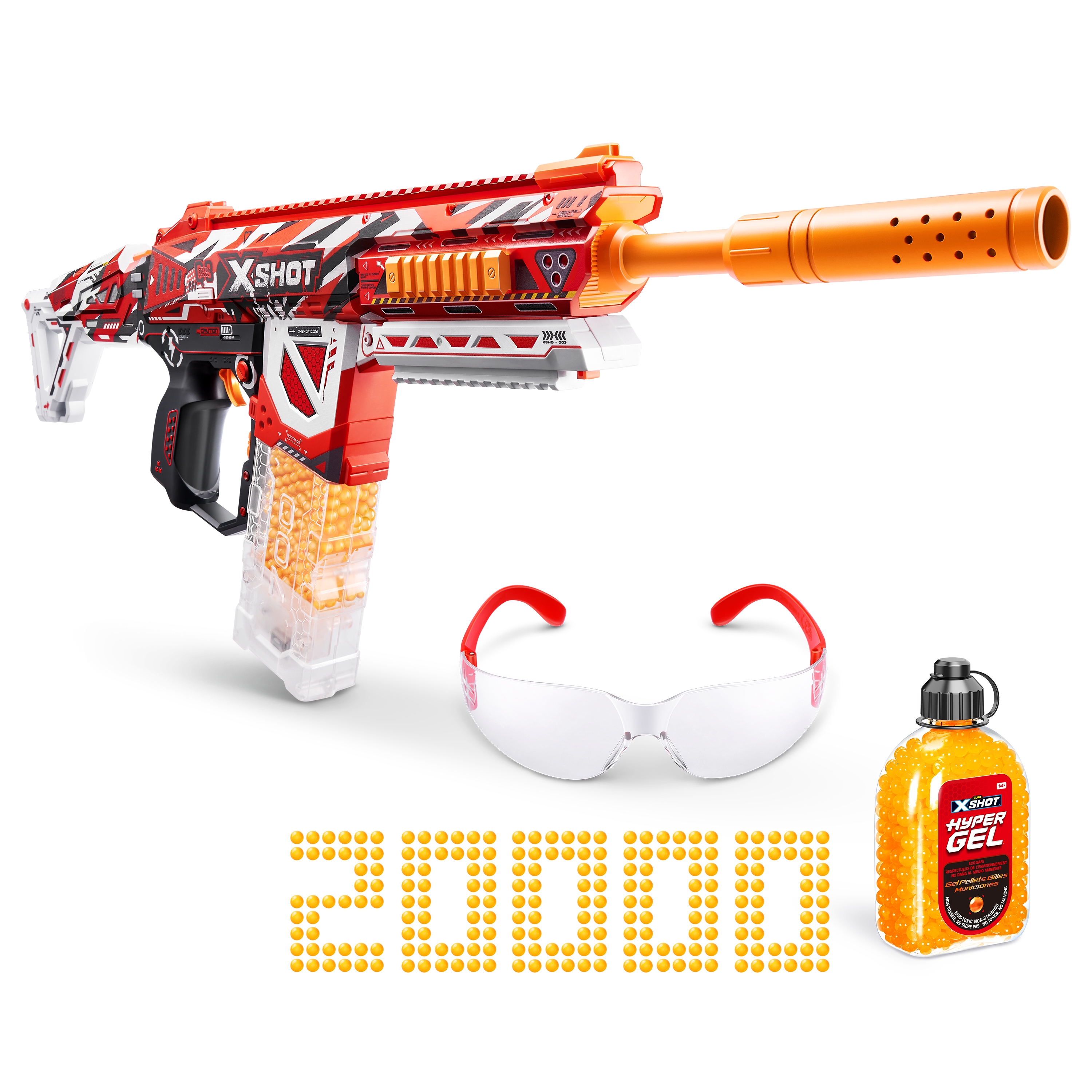 X Shot Hyper Gel Blaster Large with 20000 Gellets, Toy for Boys, Age 14+
