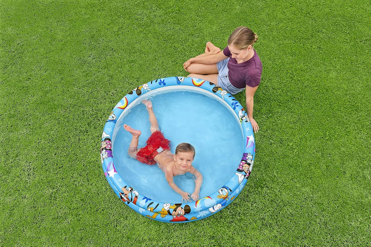 Bestway BWAY MICKEY POOL 3-RING 122X25
