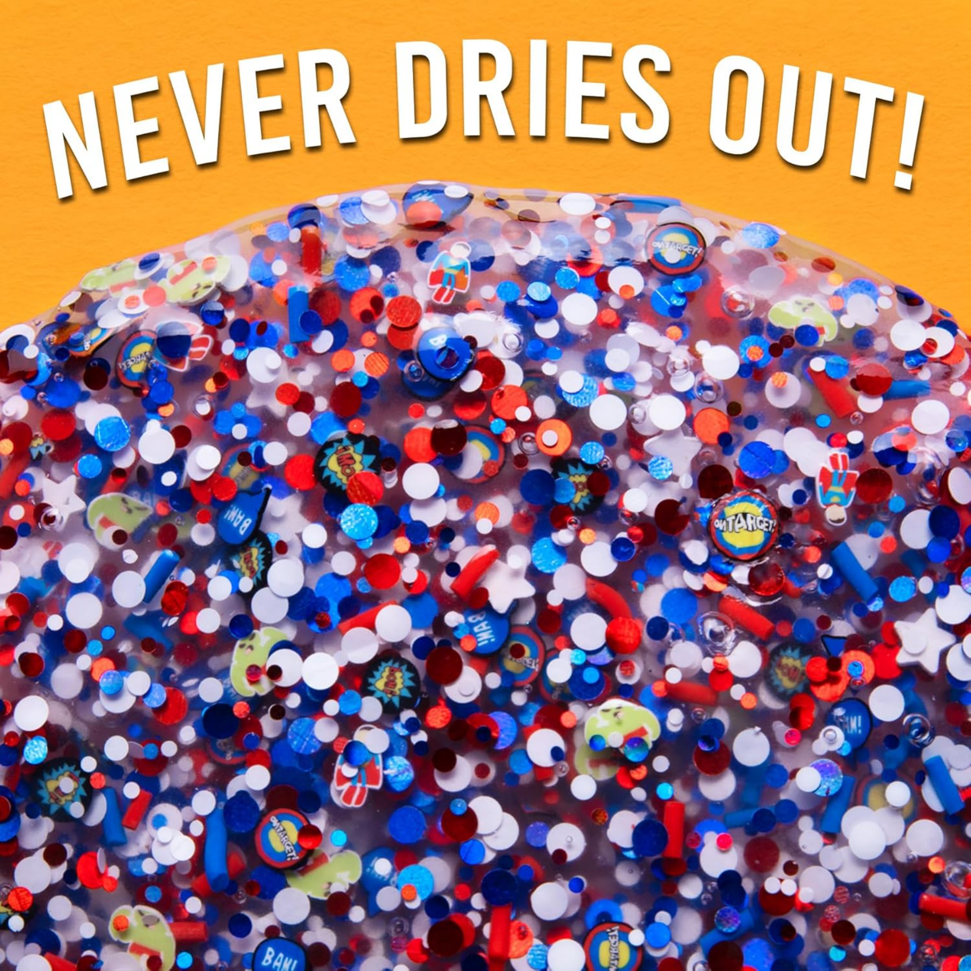 معجون التفكير من كريزي آرون، علبة 4 بوصات مع 90 جرامًا من معجون اللعب الحسي غير السام الذي لا يجف أبدًا، لعبة فيدجيت إبداعية ناعمة الملمس للأولاد والبنات من سن 3 سنوات فما فوق