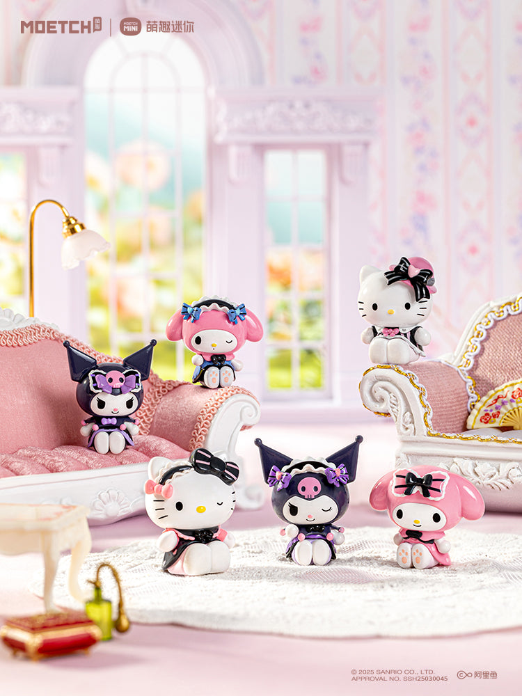 حقيبة مويتش سانريو العمياء من سلسلة بين، شخصيات صغيرة قابلة للتجميع بألوان مميزة وتشكيلات لؤلؤية، هيلو كيتي، ميلودي كورومي، للأعمار من 6 سنوات فما فوق