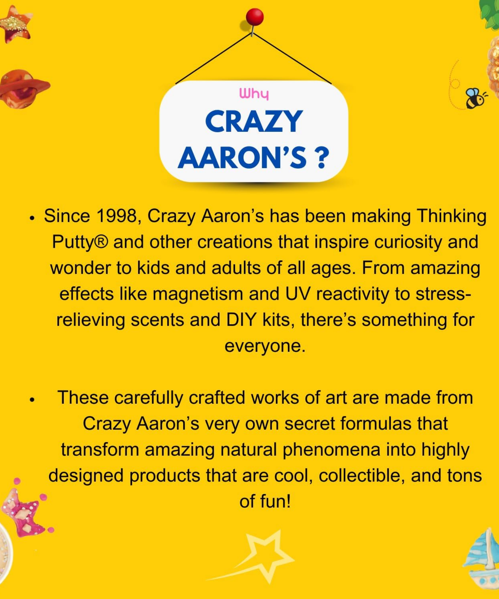 معجون التفكير الصغير من Crazy Aaron's Mini Pirate's Cove، علبة 2 بوصة مع 13 جرامًا من معجون اللعب الحسي غير السام الذي لا يجف أبدًا، لعبة فيدجيت إبداعية ناعمة الملمس للأولاد والبنات من سن 3 سنوات فما فوق