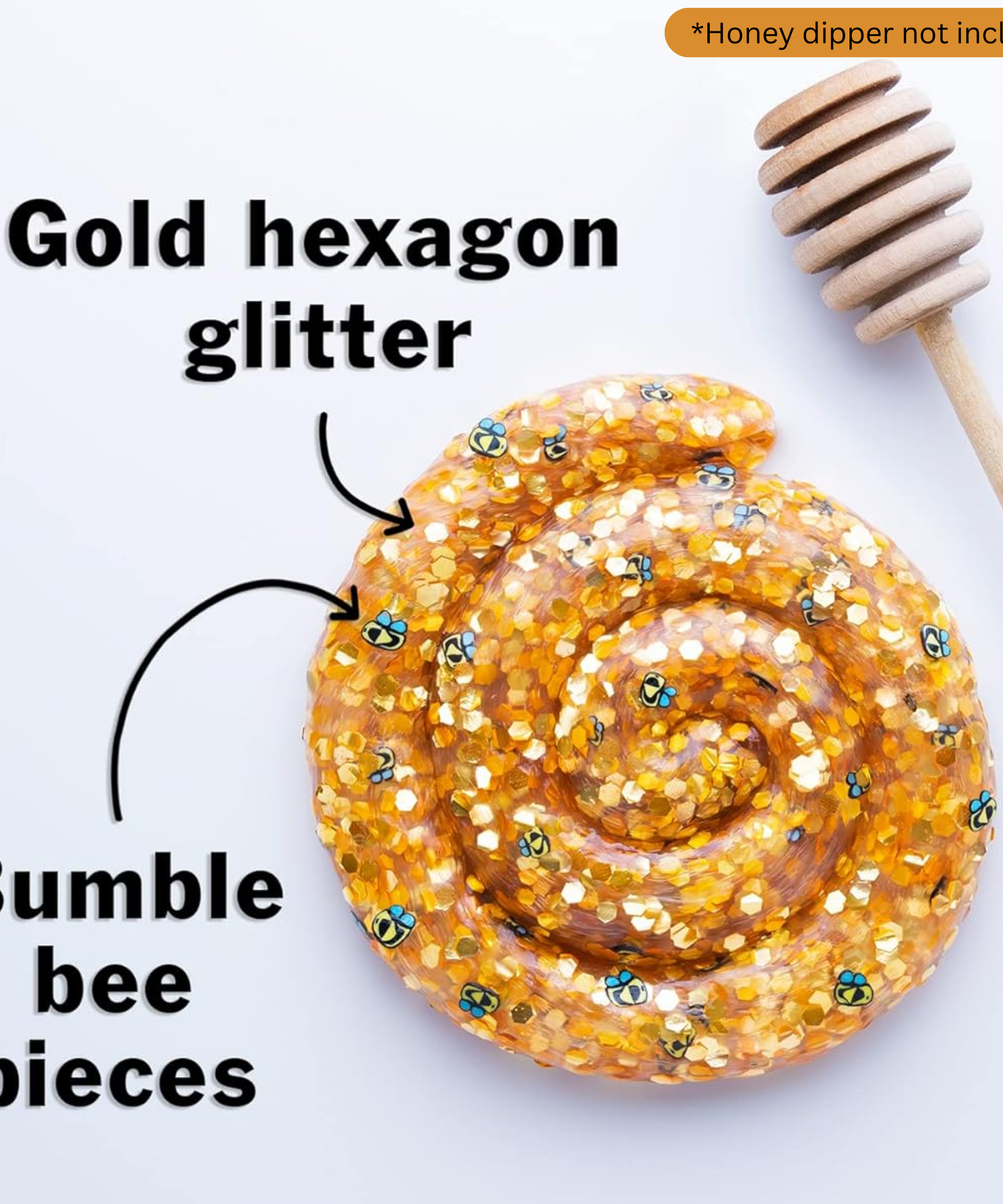 مخبأ آرون المجنون في الداخل! معجون التفكير بنكهة خلية العسل، علبة معدنية مقاس 4 بوصات مع 90 غرامًا من معجون اللعب الحسي غير السام الذي لا يجف أبدًا، لعبة فيدجيت إبداعية ناعمة الملمس للأولاد والبنات من عمر 3 سنوات فما فوق.