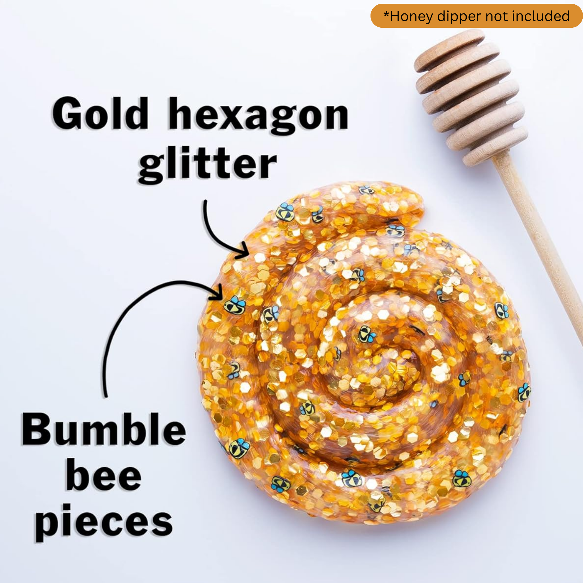 مخبأ آرون المجنون في الداخل! معجون التفكير بنكهة خلية العسل، علبة معدنية مقاس 4 بوصات مع 90 غرامًا من معجون اللعب الحسي غير السام الذي لا يجف أبدًا، لعبة فيدجيت إبداعية ناعمة الملمس للأولاد والبنات من عمر 3 سنوات فما فوق.