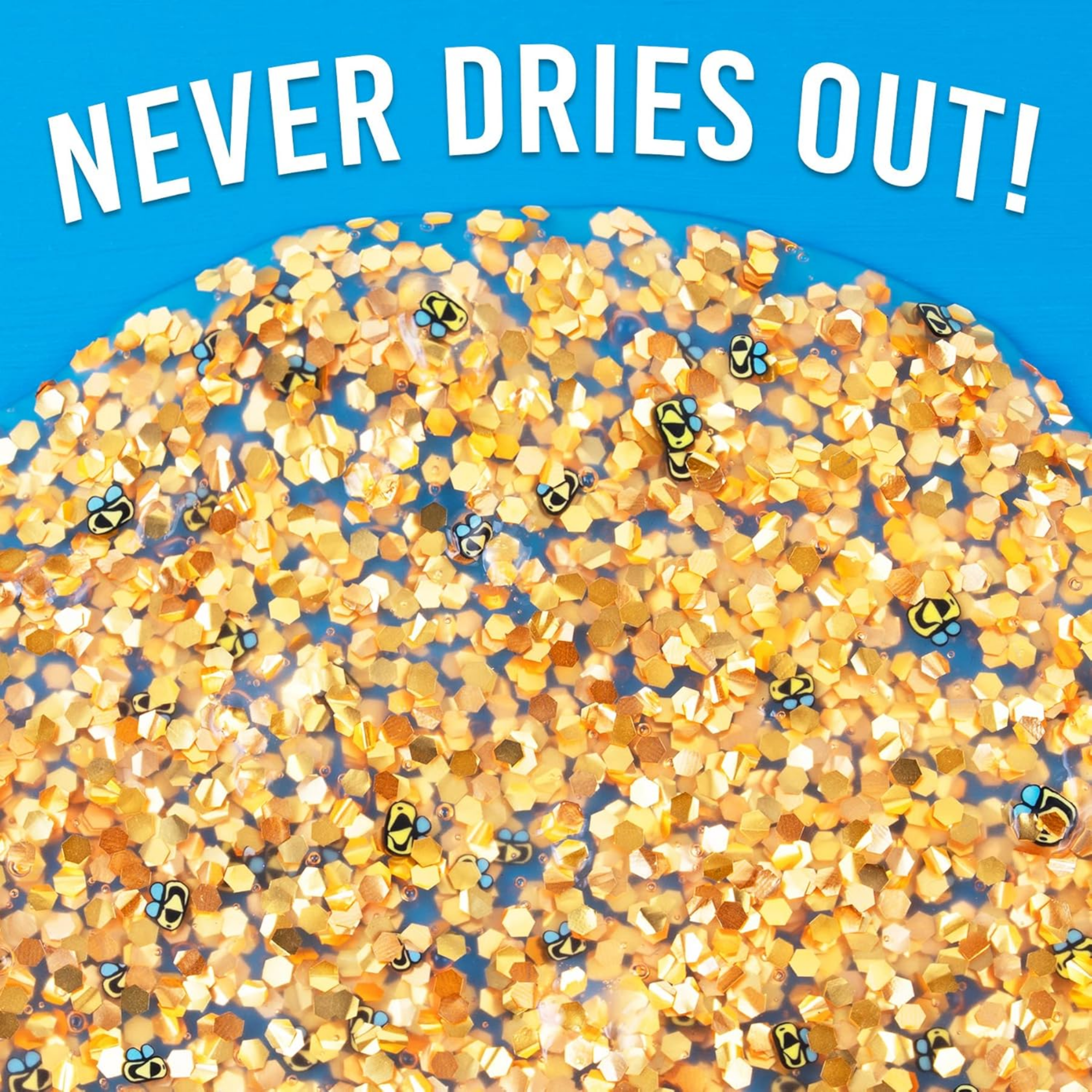 مخبأ آرون المجنون في الداخل! معجون التفكير بنكهة خلية العسل، علبة معدنية مقاس 4 بوصات مع 90 غرامًا من معجون اللعب الحسي غير السام الذي لا يجف أبدًا، لعبة فيدجيت إبداعية ناعمة الملمس للأولاد والبنات من عمر 3 سنوات فما فوق.