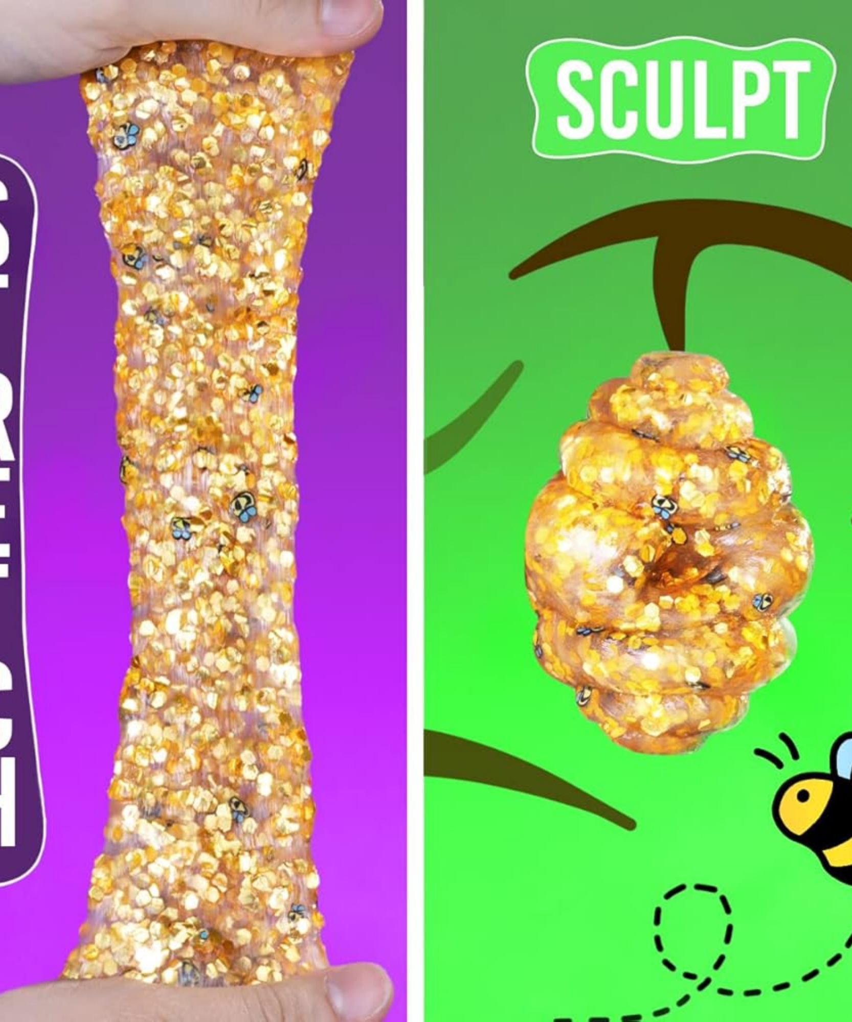 مخبأ آرون المجنون في الداخل! معجون التفكير بنكهة خلية العسل، علبة معدنية مقاس 4 بوصات مع 90 غرامًا من معجون اللعب الحسي غير السام الذي لا يجف أبدًا، لعبة فيدجيت إبداعية ناعمة الملمس للأولاد والبنات من عمر 3 سنوات فما فوق.