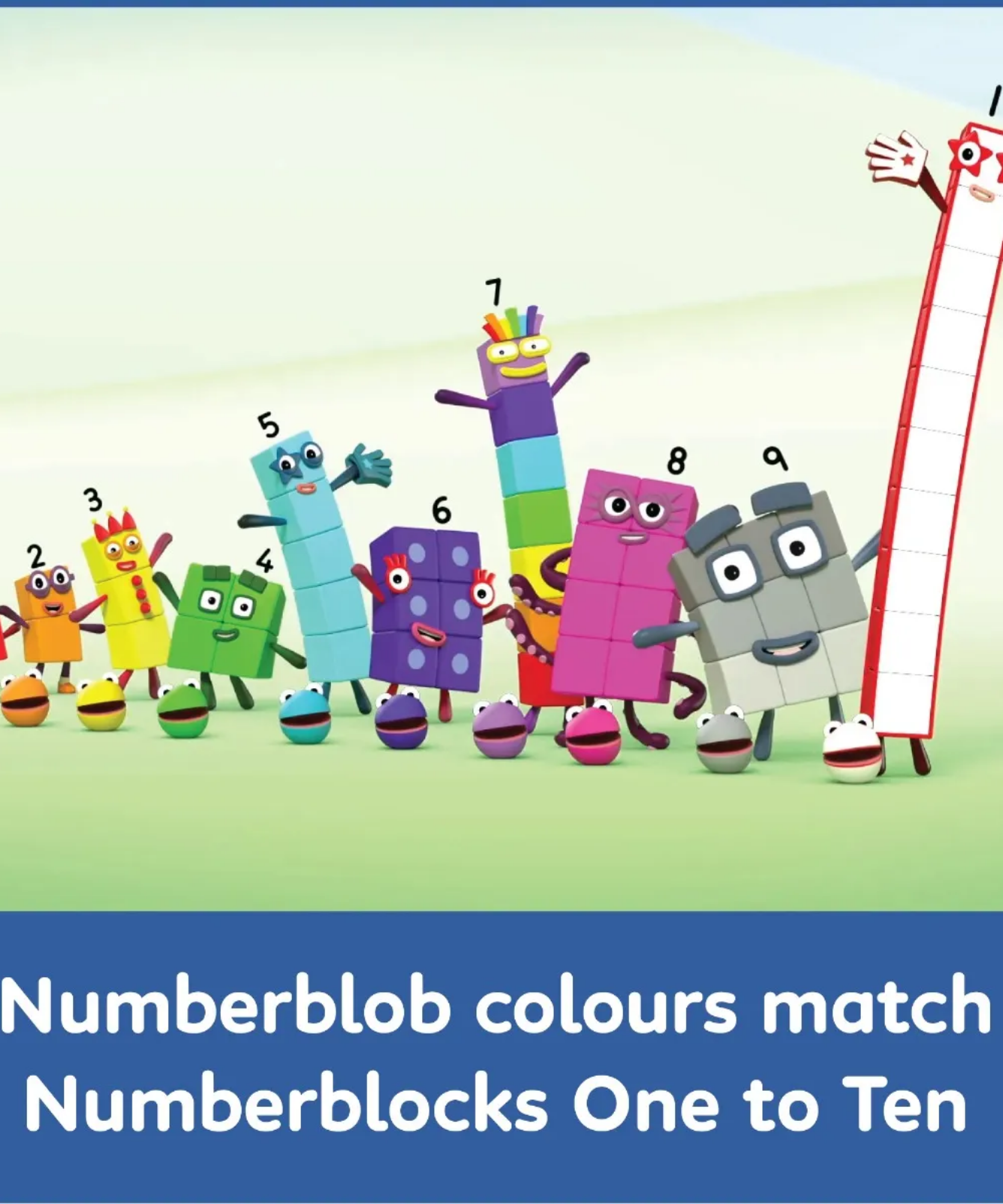 Learning Resources Numberblocks Numberblob Counters, 120 Counters in Unique Colours for Early Maths Learning, Ideal for Counting, Sorting, Addition, Subtraction, and More
