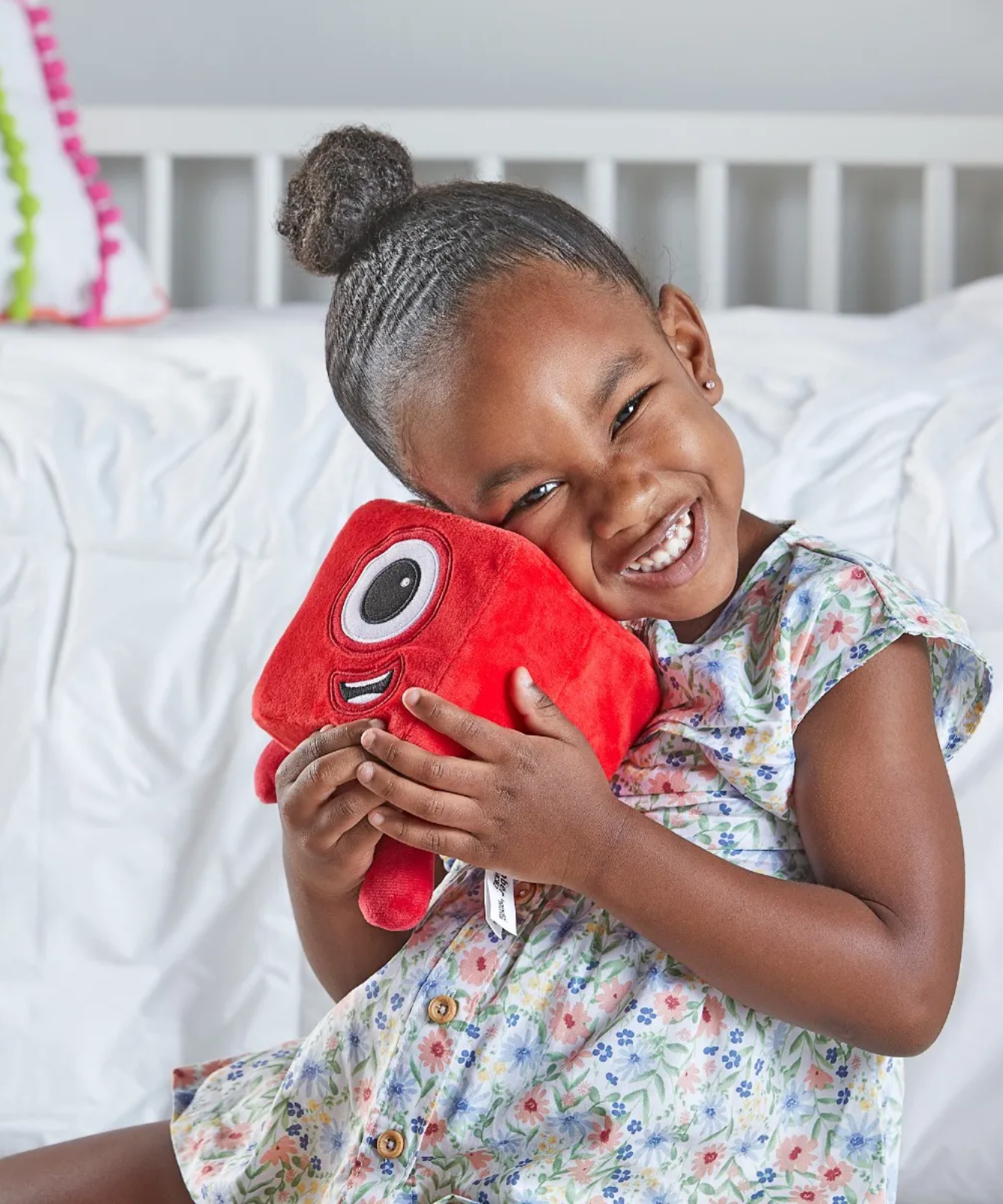 لعبة Numberblock One المحشوة من Learning Resources، رفيق تعليمي ناعم ومحبب، منتج مرخص رسميًا من Learning Resources